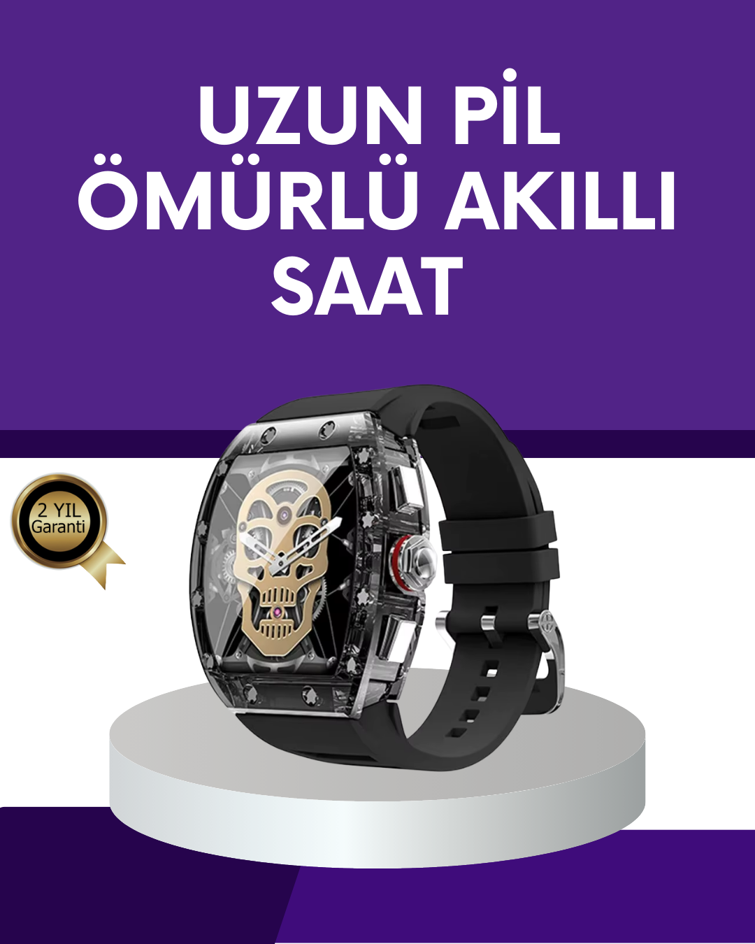 GPS ve NFC Özellikli Akıllı Saat iOS Android Uyumlu