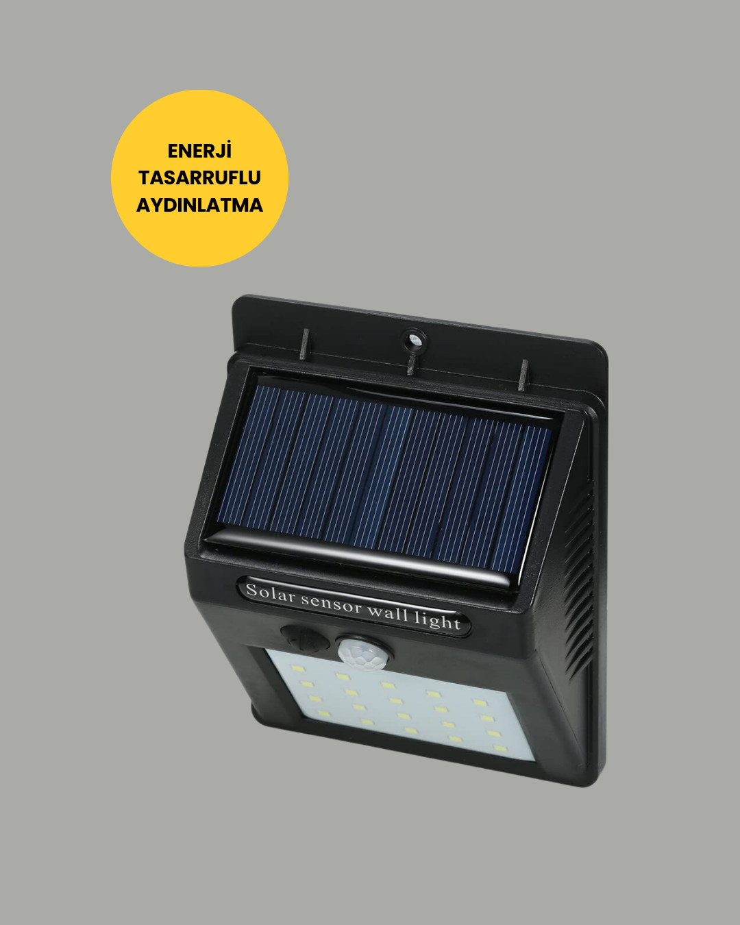 Enerji Tasarruflu ve Otomatik Sensörlü LED Güneş Işığı – Dış Mekan Uyumlu