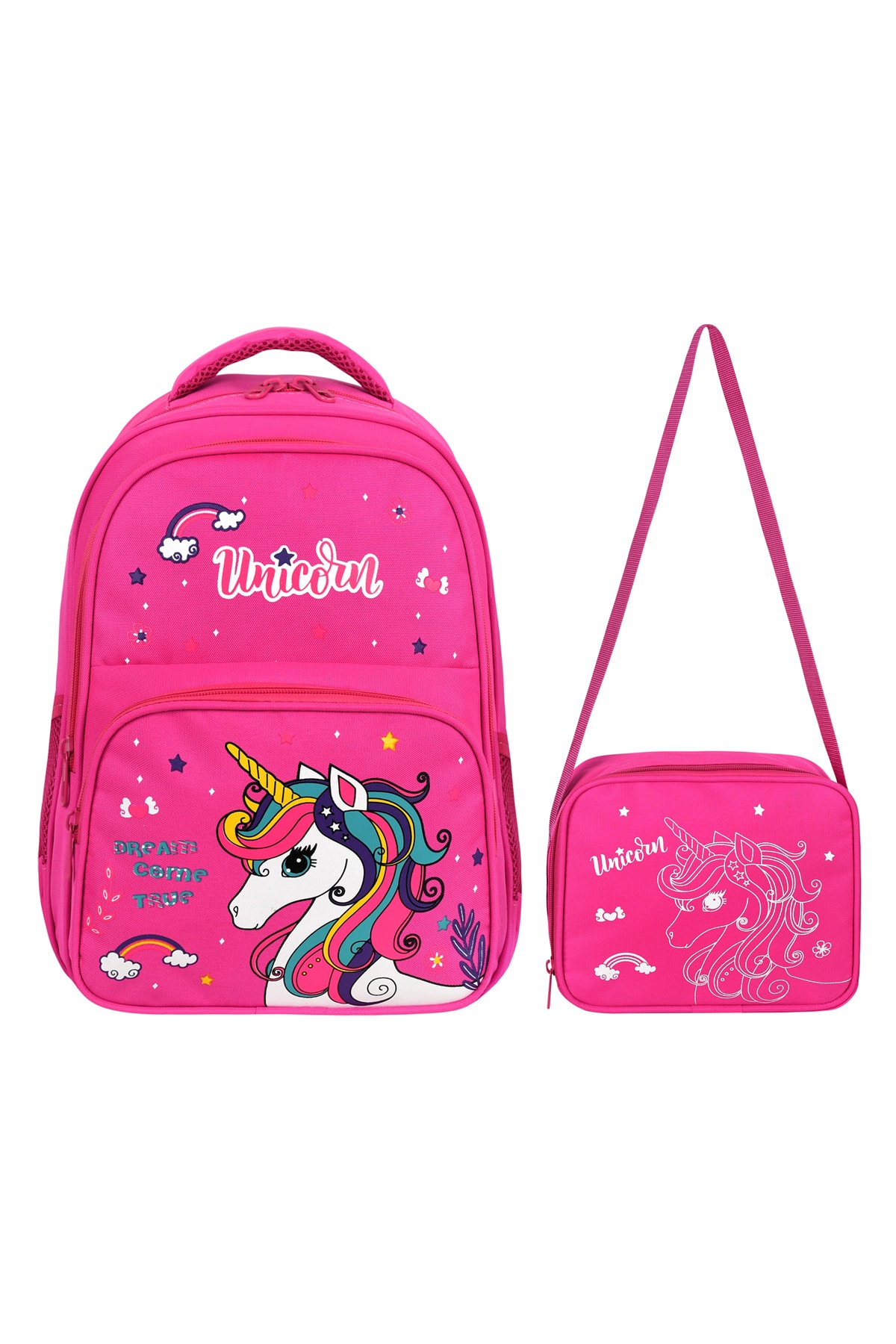 Unicorn Little Horse Ilkokul Ve Beslenme Çantası Seti