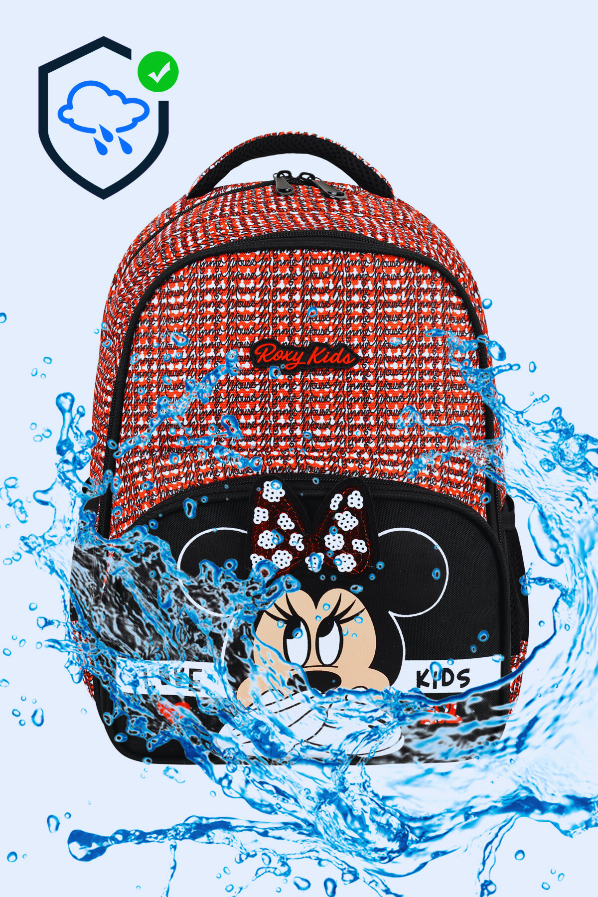 Minnie Mouse 3'lü Set Ilkokul Çantası, Termal Beslenme Çantası Ve Kalem Kutusu Seti