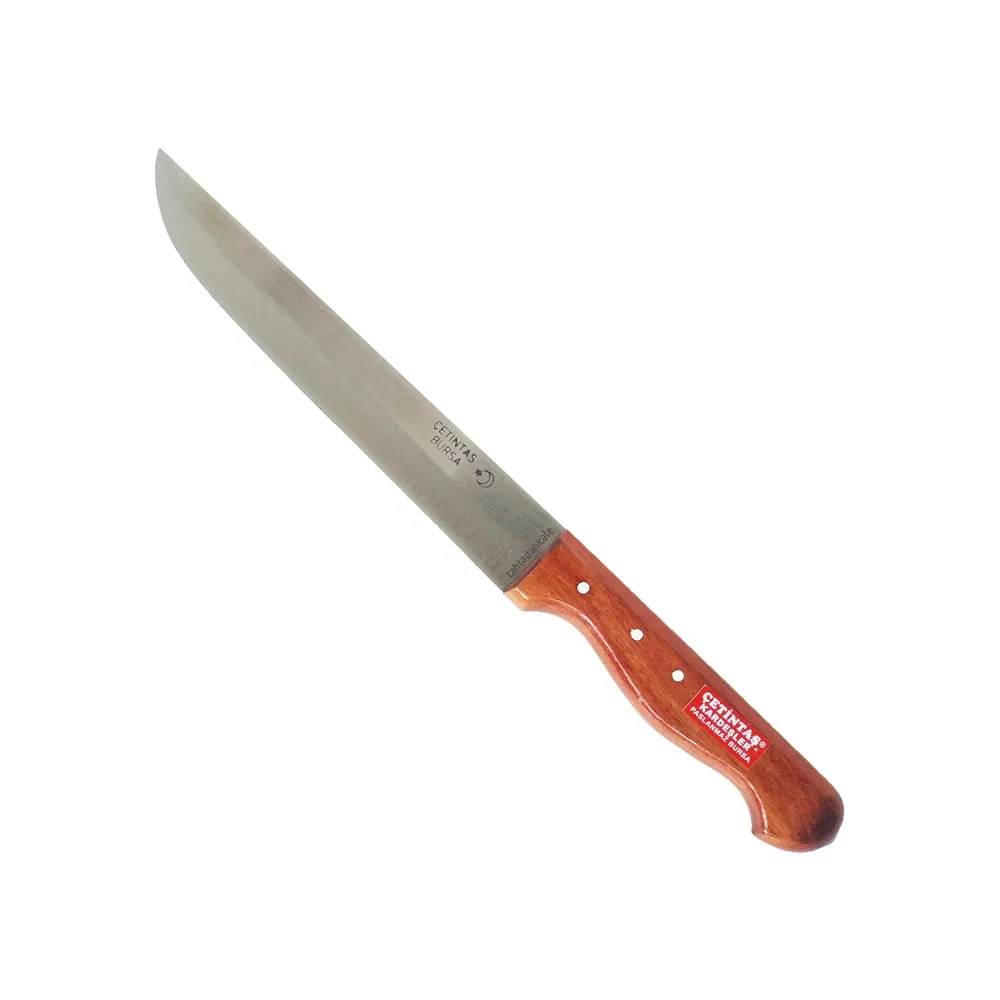 Çetintaş Bursa Mutfak Ve Ekmek Bıçağı 16,5 Cm, Ahşap Gül Sap