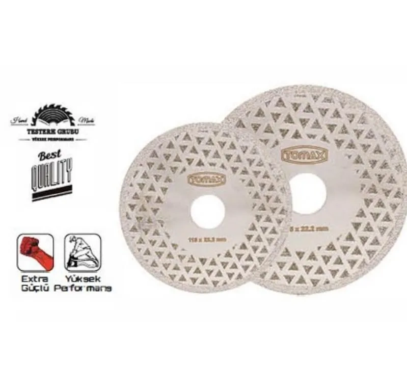 Tomax Elektrolize Elmas Kesici Flanşlı Disk - 230 Mm