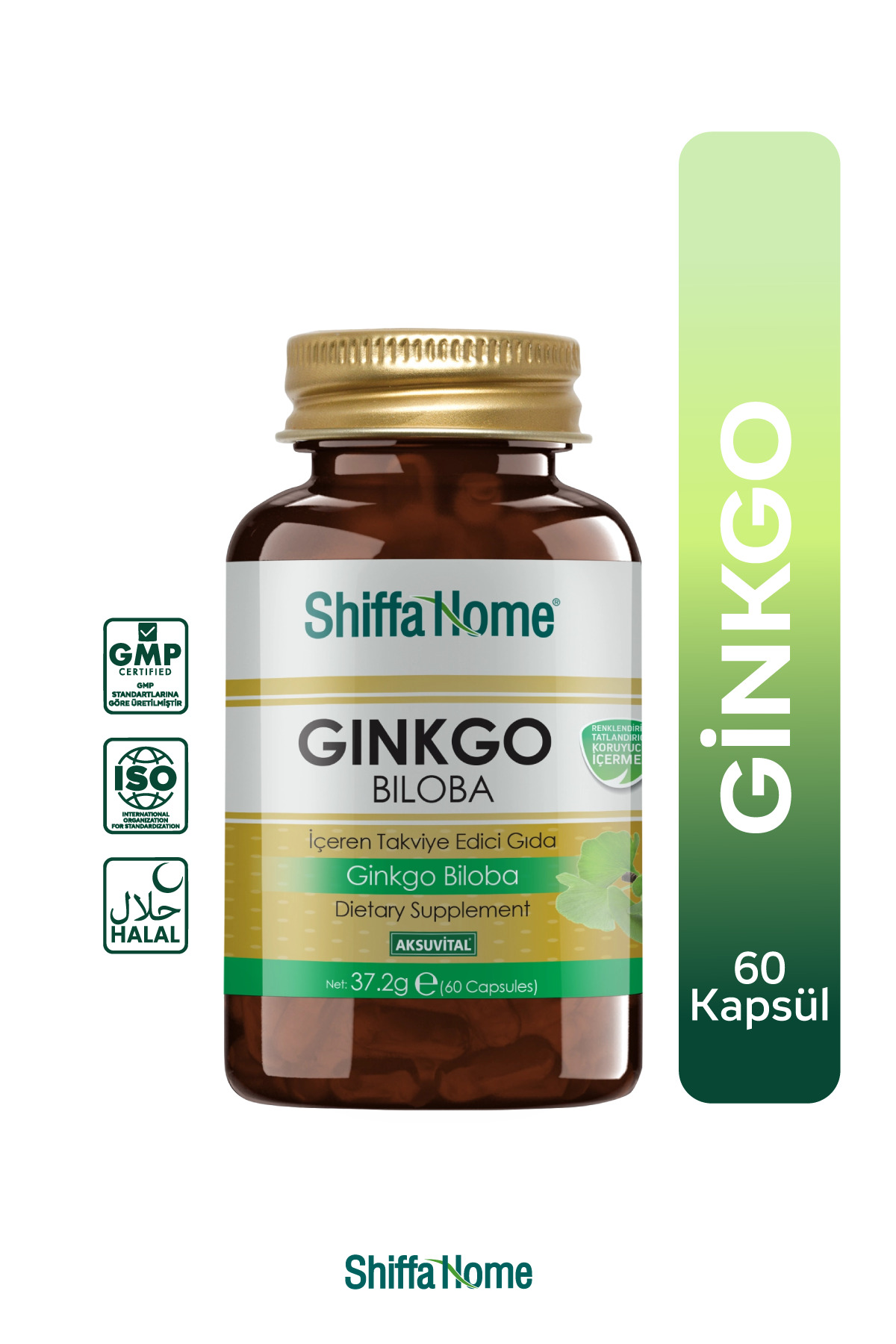 Shiffa Home Ginkgo Biloba 60 Kapsül Ginko Biloba Kapsül