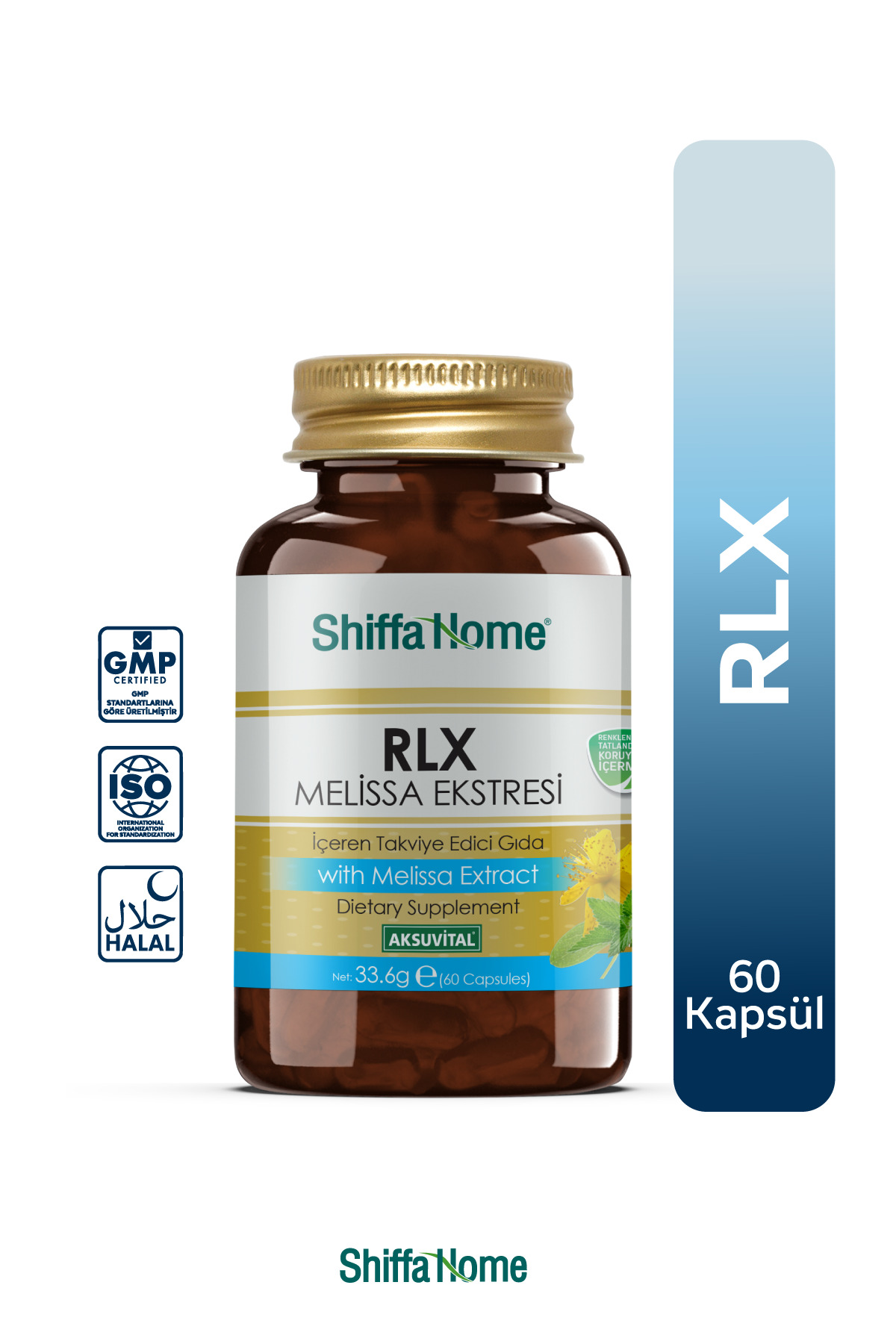 Shiffa Home Rlx Melisa Ekstraktı 60 Kapsül