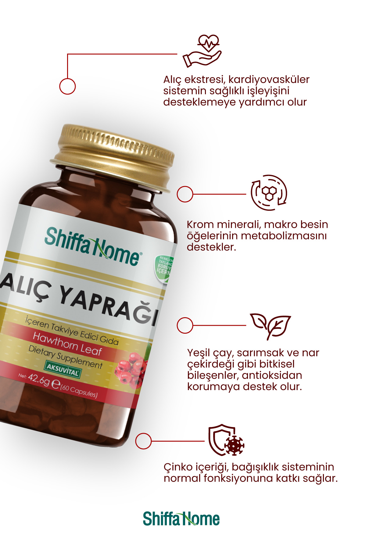 Alıç Yaprağı 60 Kapsül