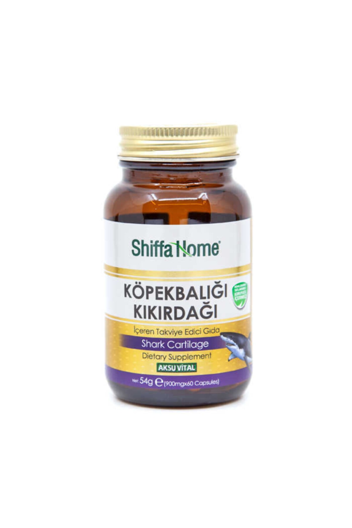 Shark Cartilage Köpek Balığı Kıkırdağı Kapsül 900mg X 60 Kapsül 2 Kutu