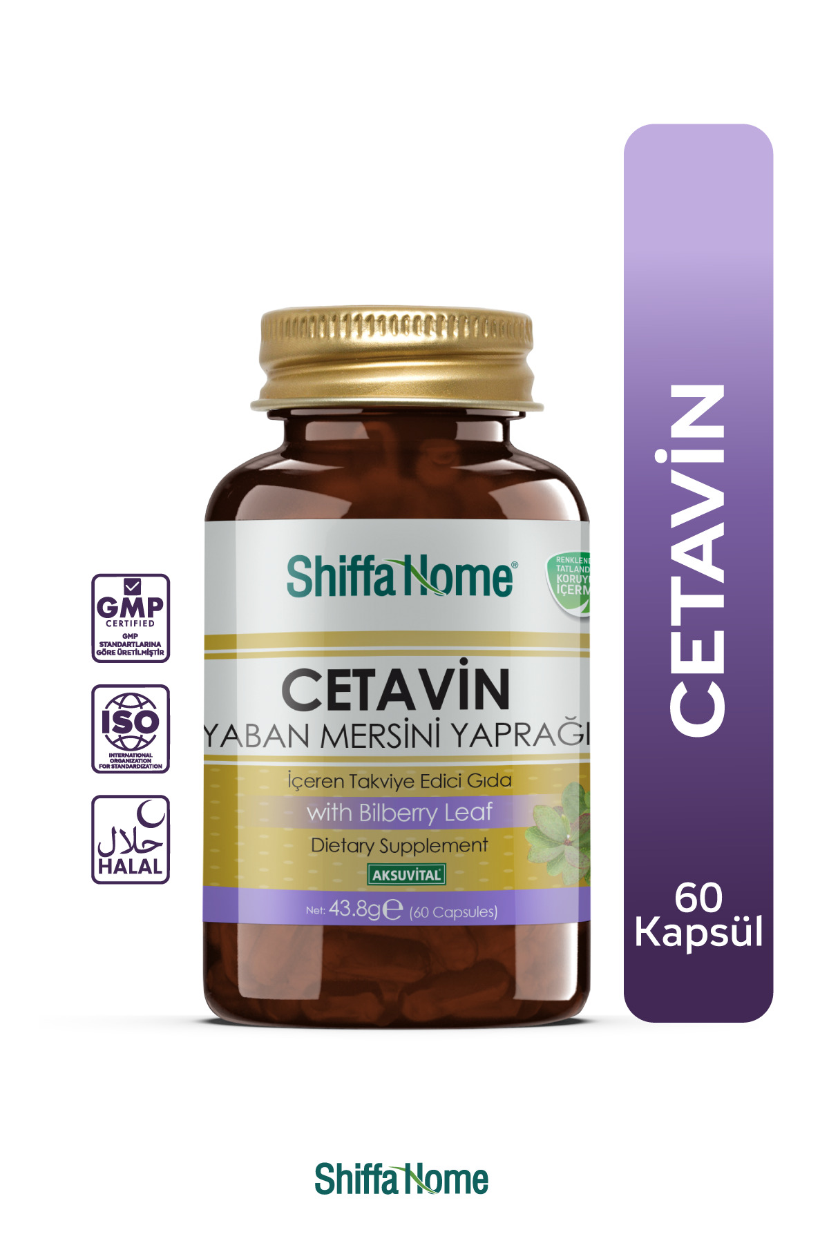 CETAVİN Yaban Mersini Yaprağı 60 Kapsül