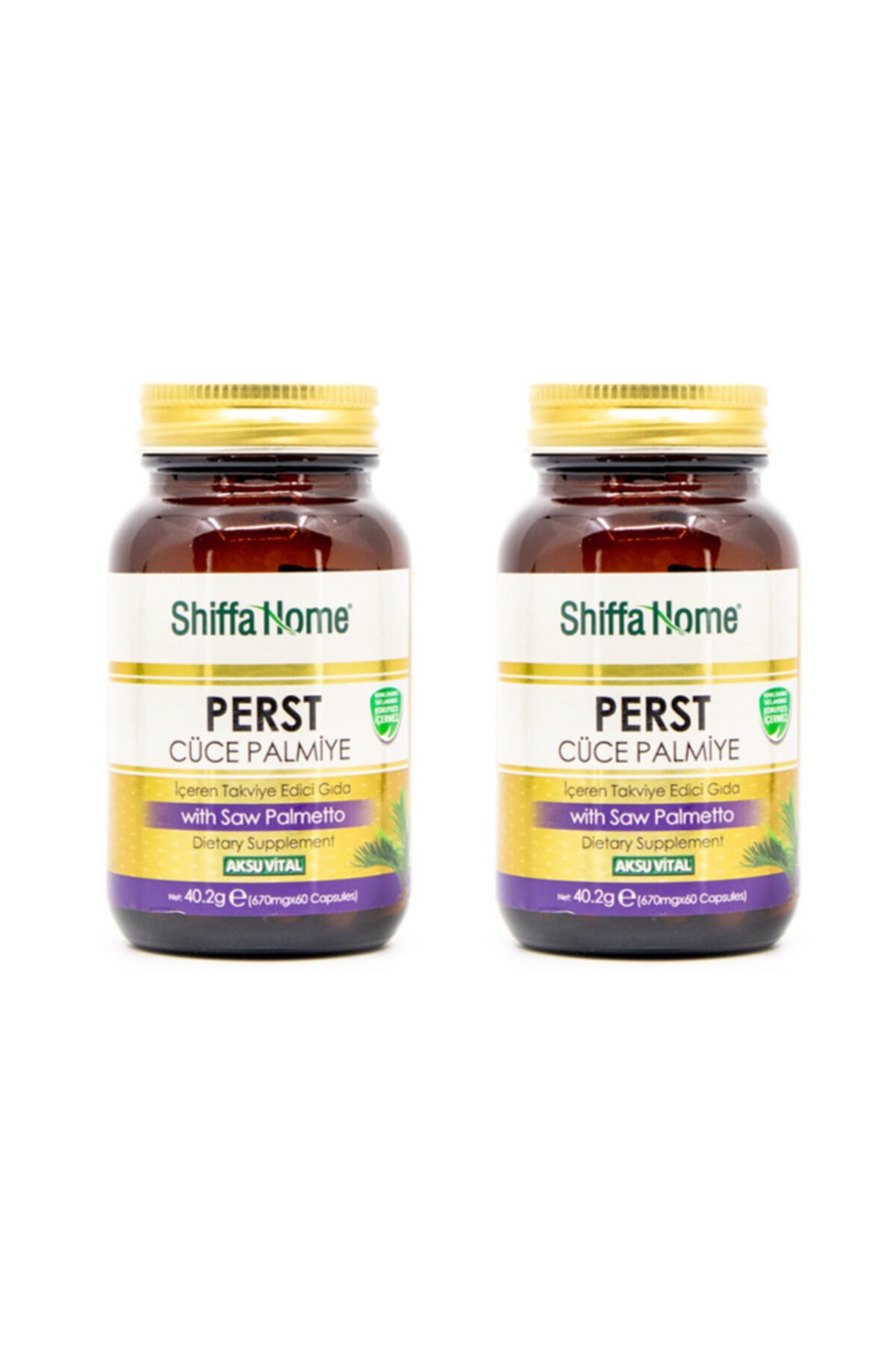 2 Kutu Aksu Vital Saw Palmetto Perst Cüce Palmiye 2 X 60 Kapsül