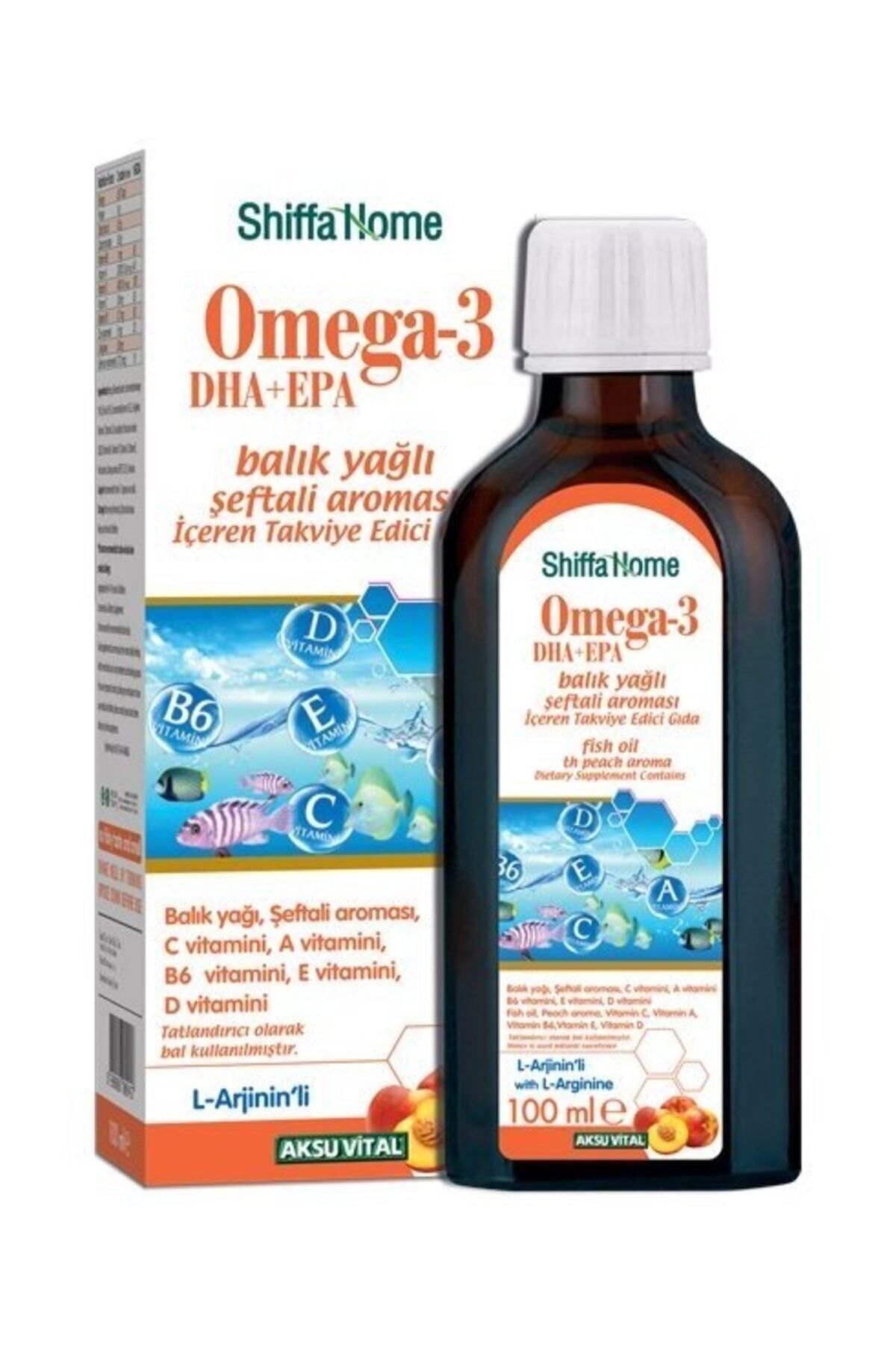 Shiffa Home Omega-3 Epa+dha Balık Yağı Şeftali Aromalı