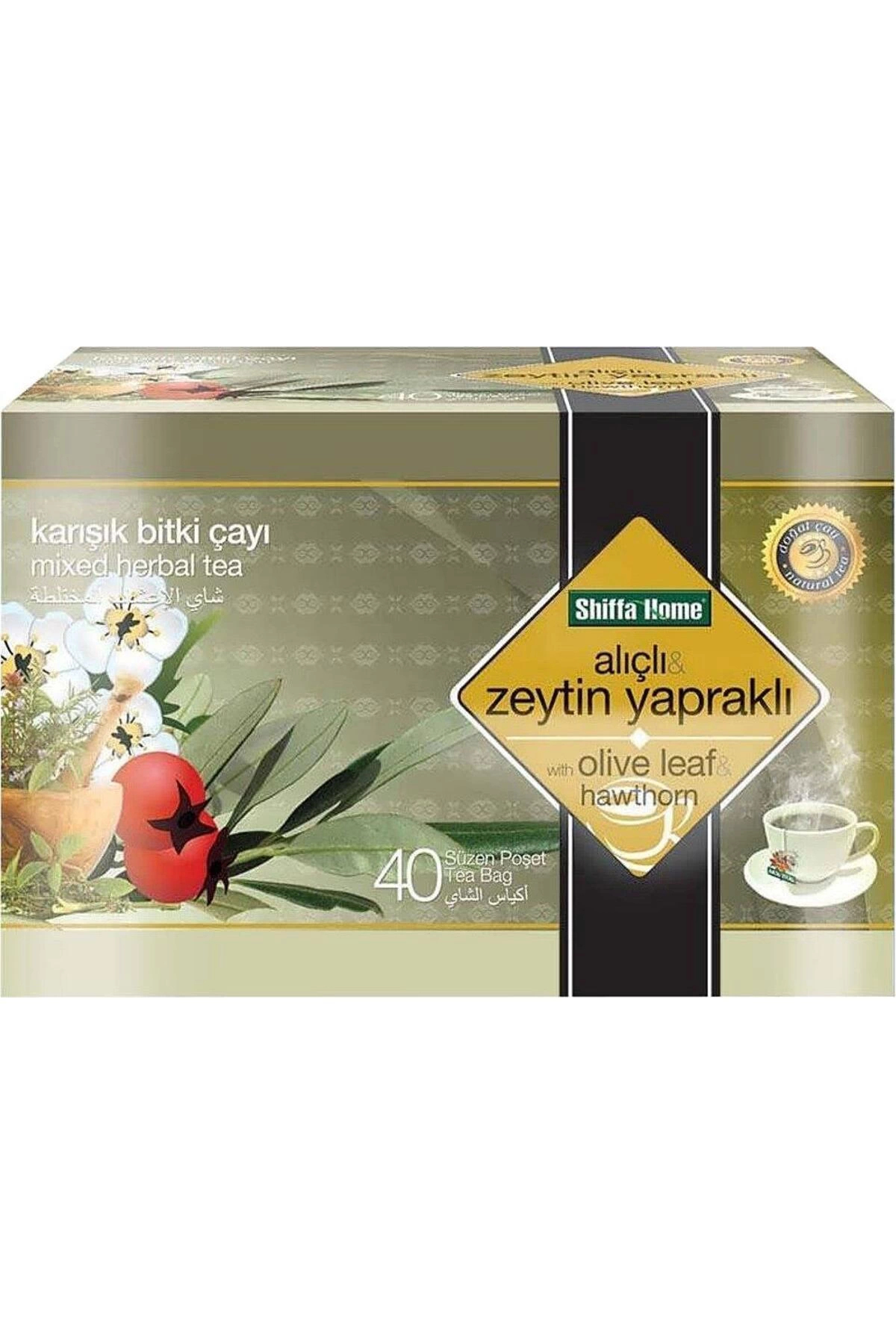 Karışık Bitki Çayı Alıçlı Zeytin Yapraklı 40 Lı