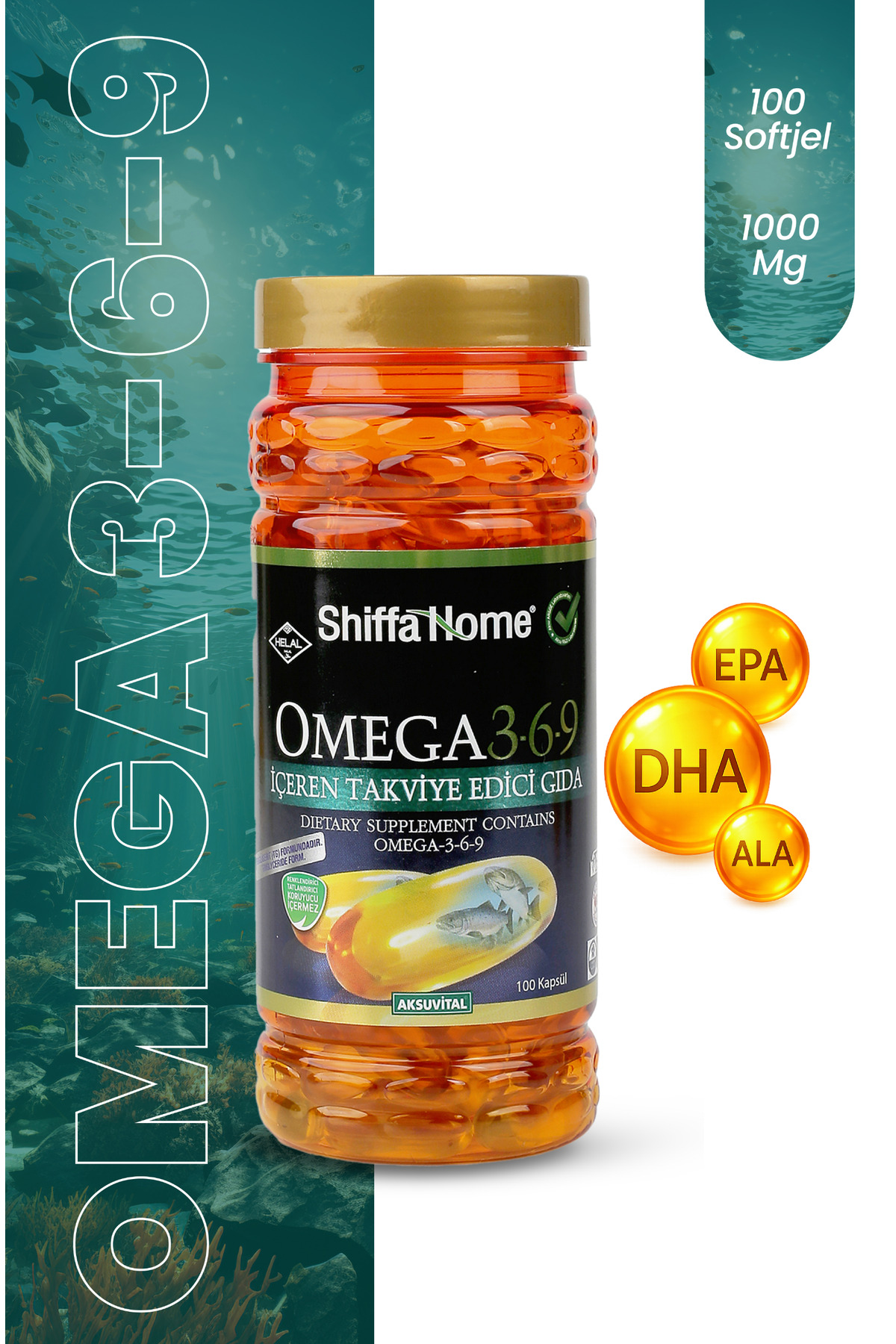 Shiffa Home Omega 3-6-9 Soft Jel 1000x100 Softjel