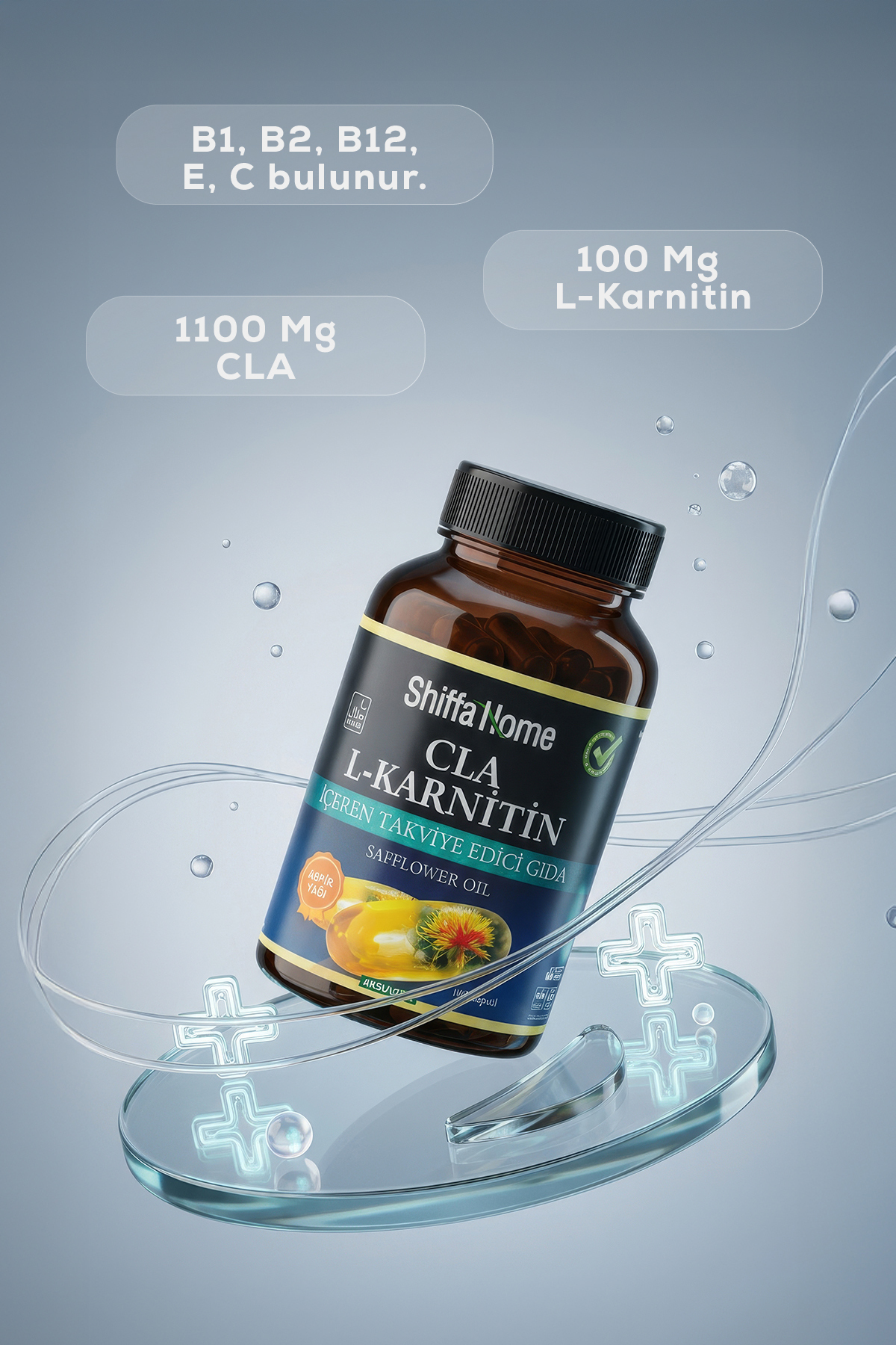 L-Karnitin Cla Aspir Yağı 100 Softjel Kapsül