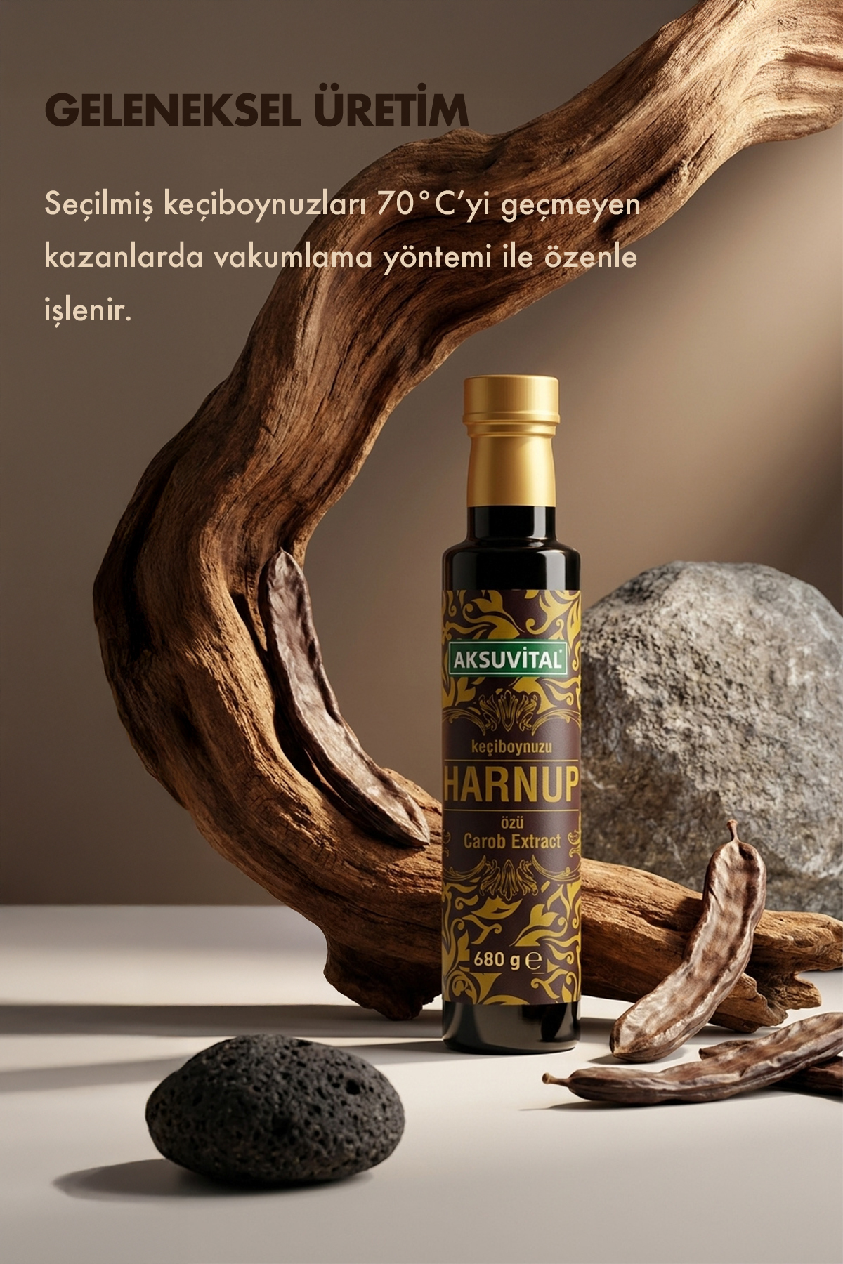 Harnup Keçiboynuzu Özü Doğal 680 Gr