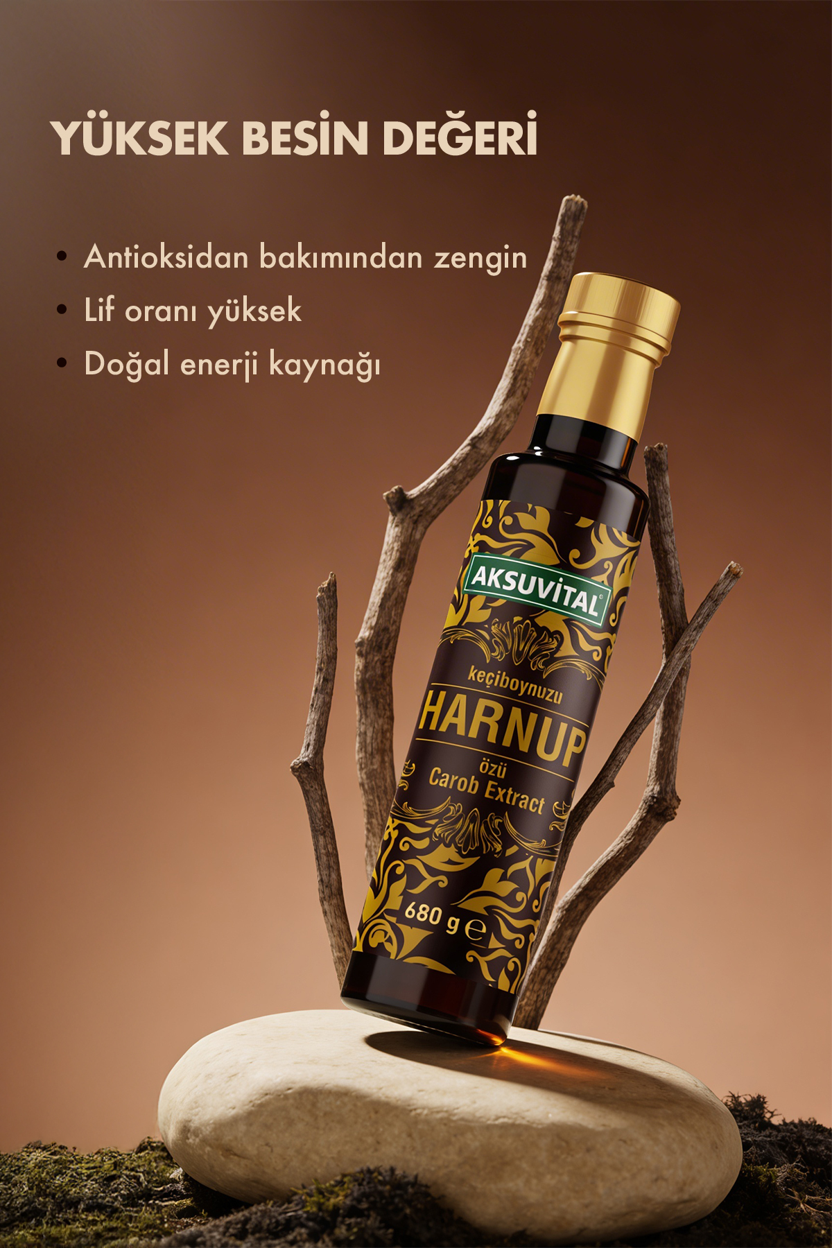 Harnup Keçiboynuzu Özü Doğal 680 Gr