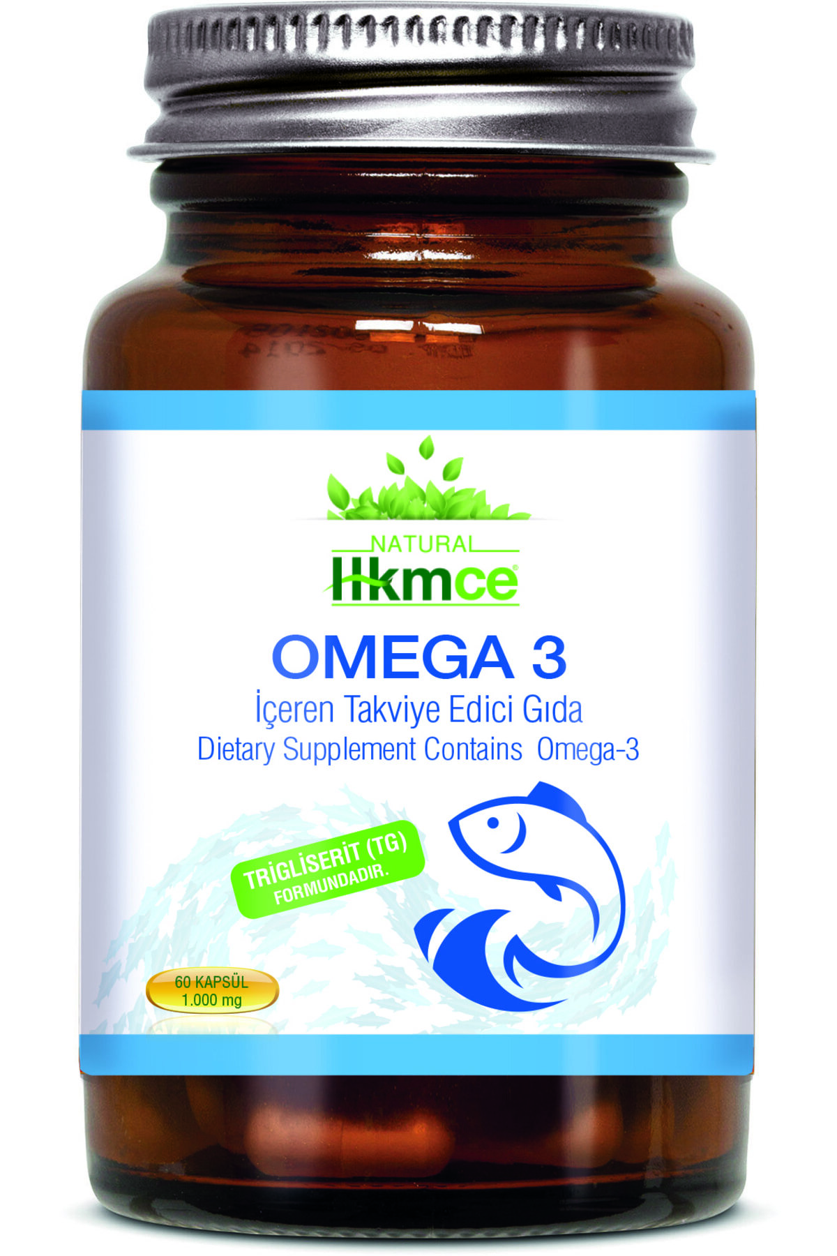 Omega 3 - 60 Kapsül 1000 Mg Balık Yağı Epa Dha - Natural Hekimce