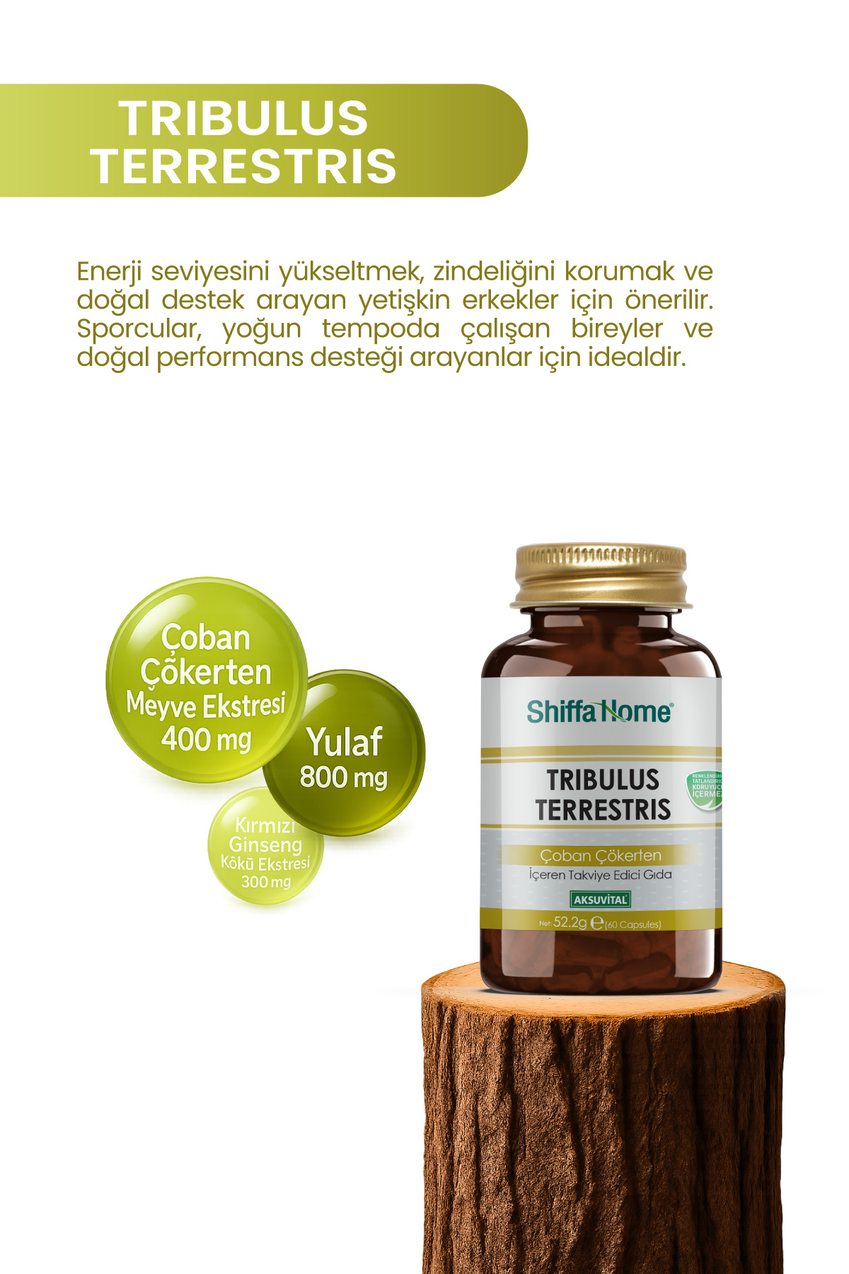 Çoban Çökerten Tribulus Terrestrıs 60kapsül