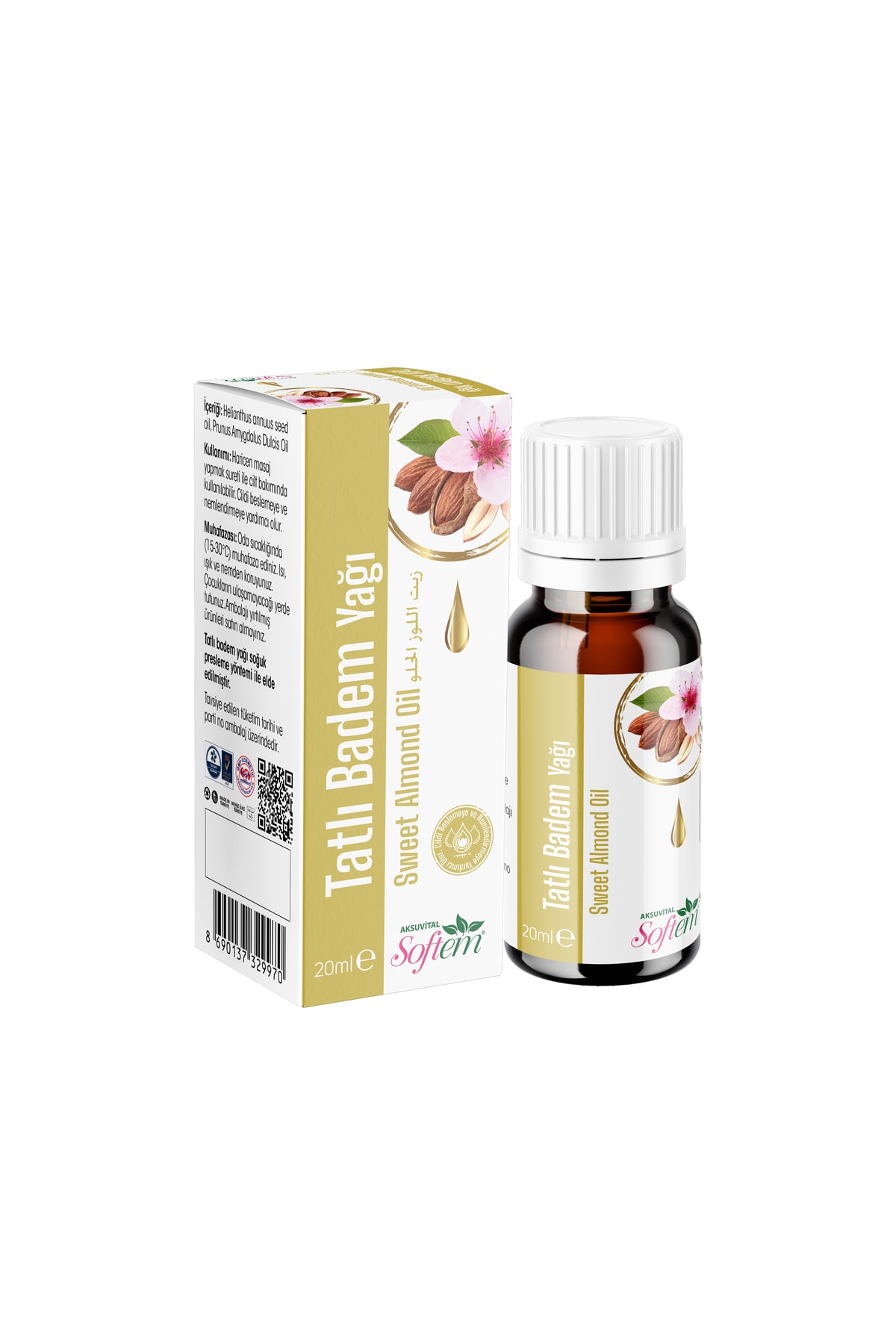 Tatlı Badem Yağı 20 Ml