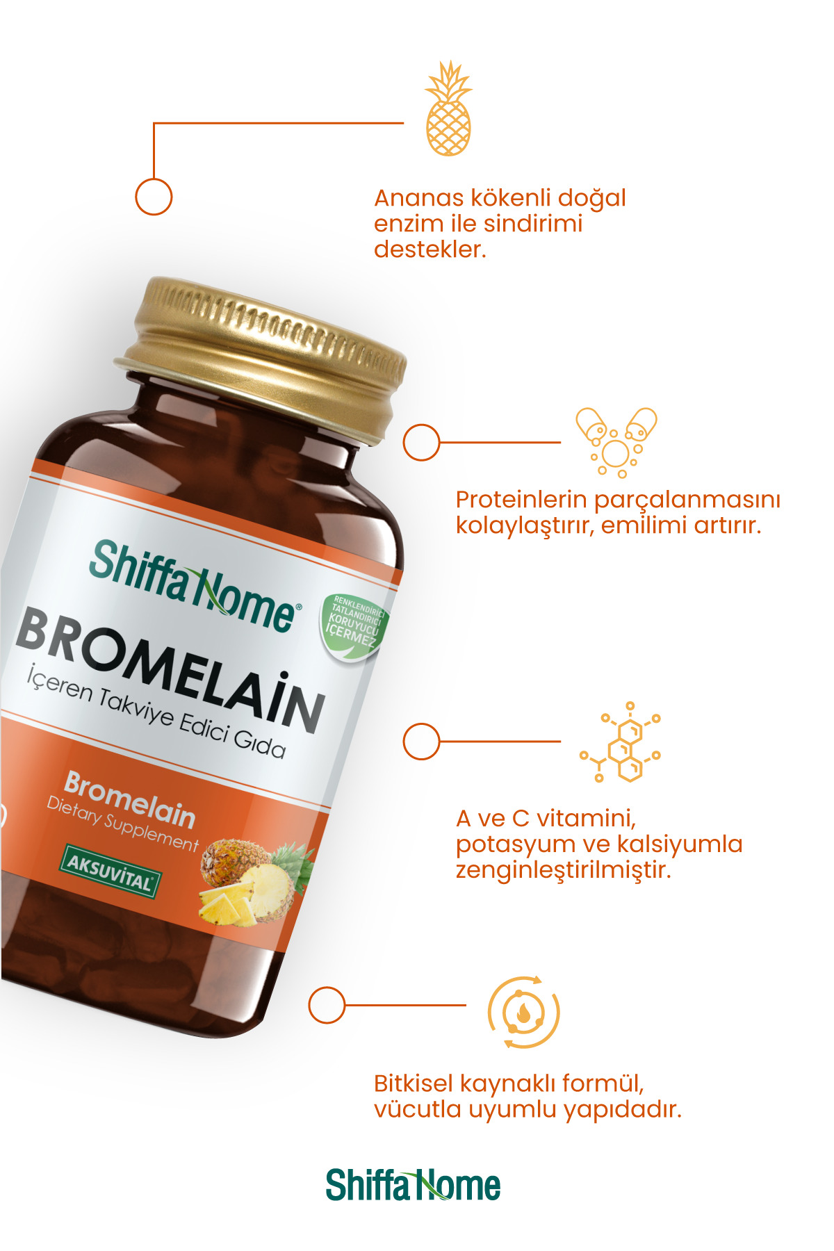 Bromelain 60 Tablet