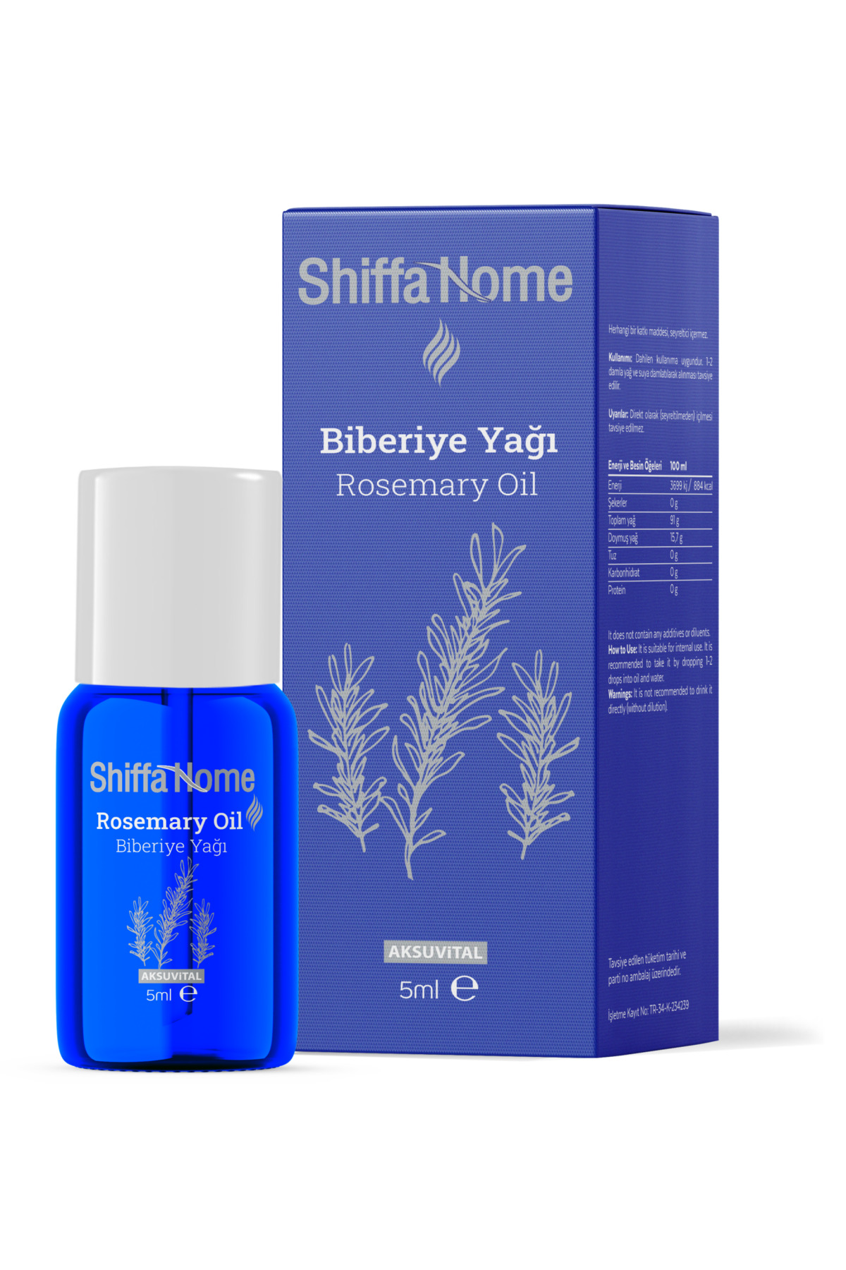 SAF BİBERİYE YAĞI 5ML