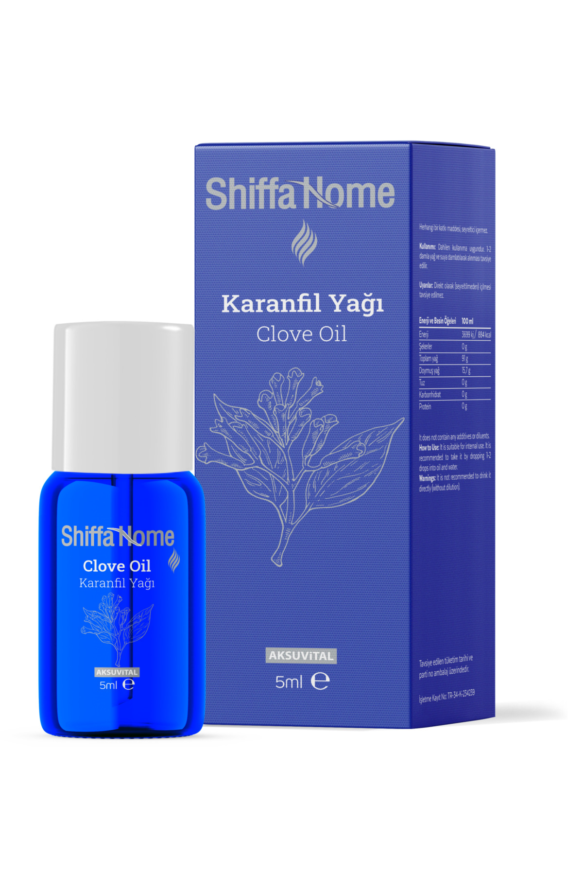 SAF KARANFİL YAĞI 5ML
