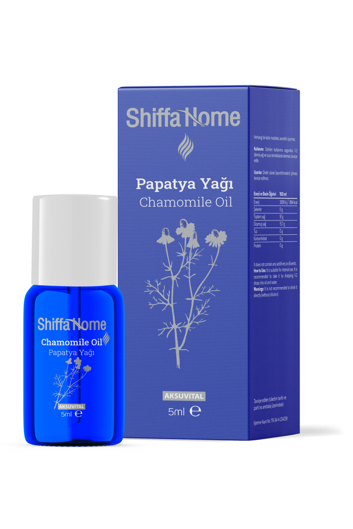 SAF PAPATYA YAĞI 5ML