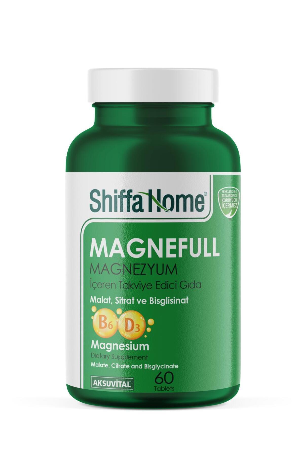 Magnefull- Magnezyum Sitrat, Malat ve Bisglisinat - 60 Tablet