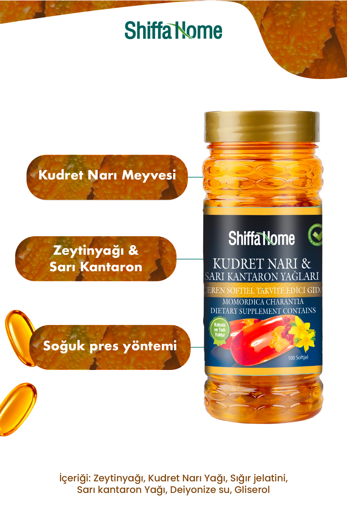 SARI KANTARONLU KUDRET NARI 100 SOFTGEL
