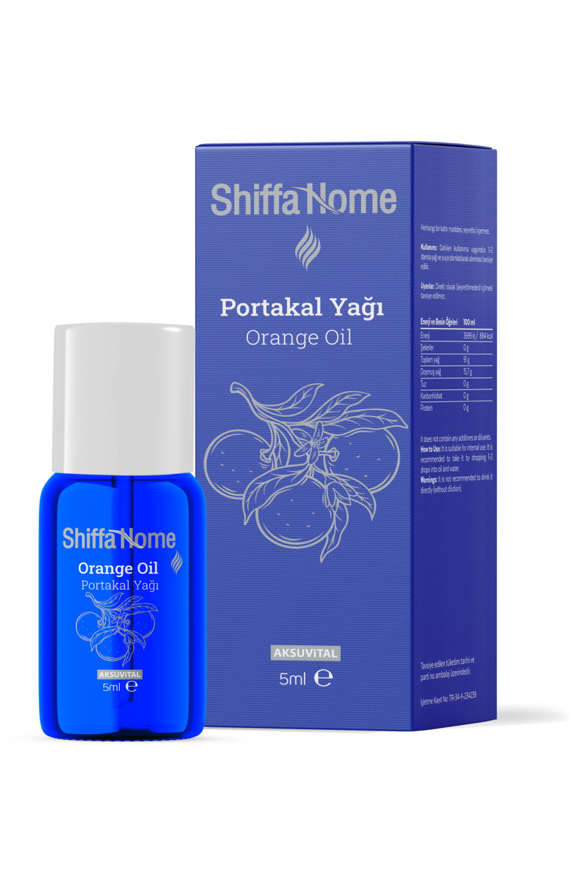 SAF PORTAKAL YAĞI 5ML
