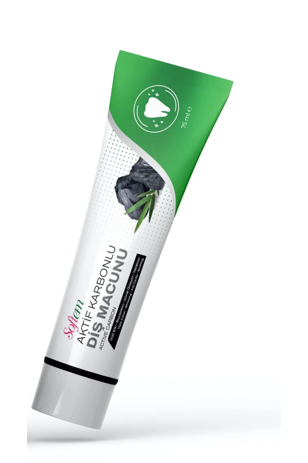 AKTİF KARBONLU DİŞ MACUNU - 75ML