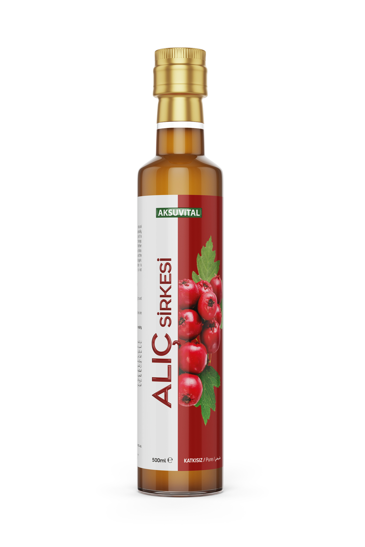 Alıç Sirkesi 500 ml - Katkısız, Doğal Fermantasyon