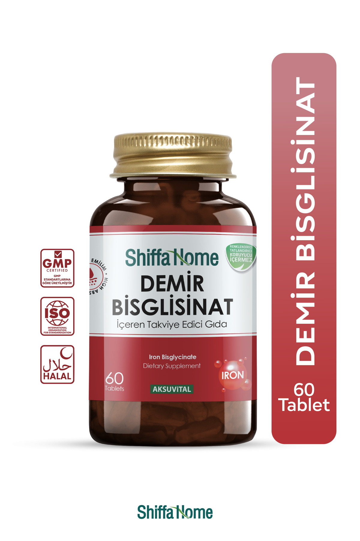 DEMİR BİSGLİSİNAT 60 TABLET