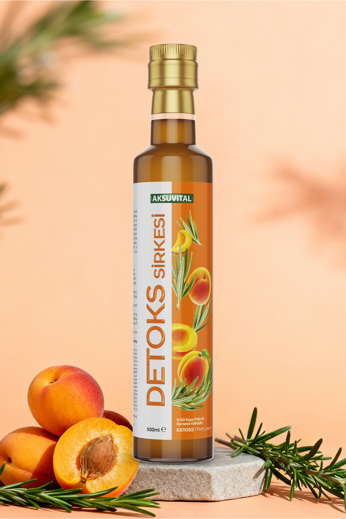 Detoks Sirkesi 500 ml - Katkısız, Doğal Fermantasyon (Detox)
