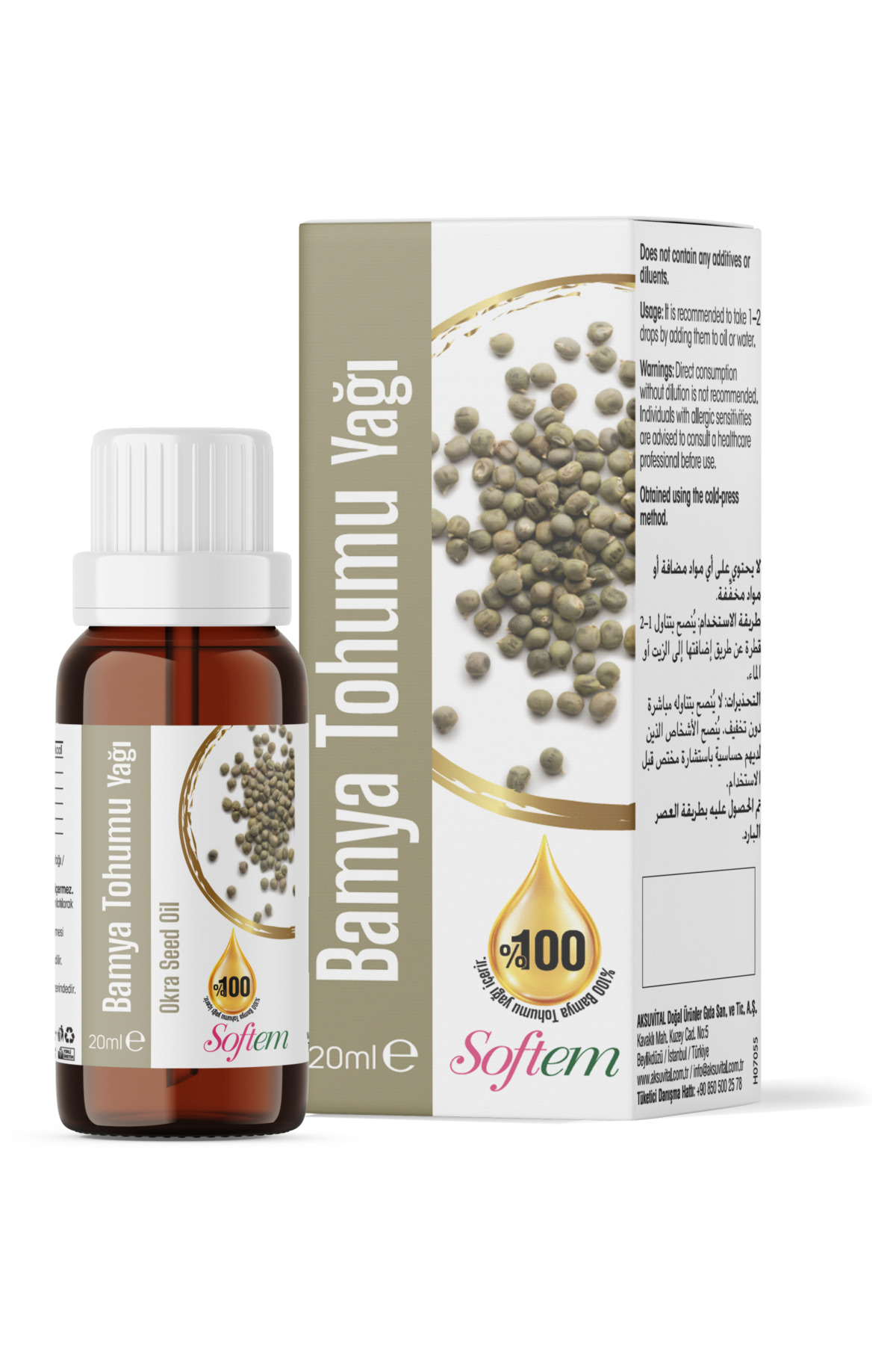 BAMYA TOHUMU YAĞI 20ML