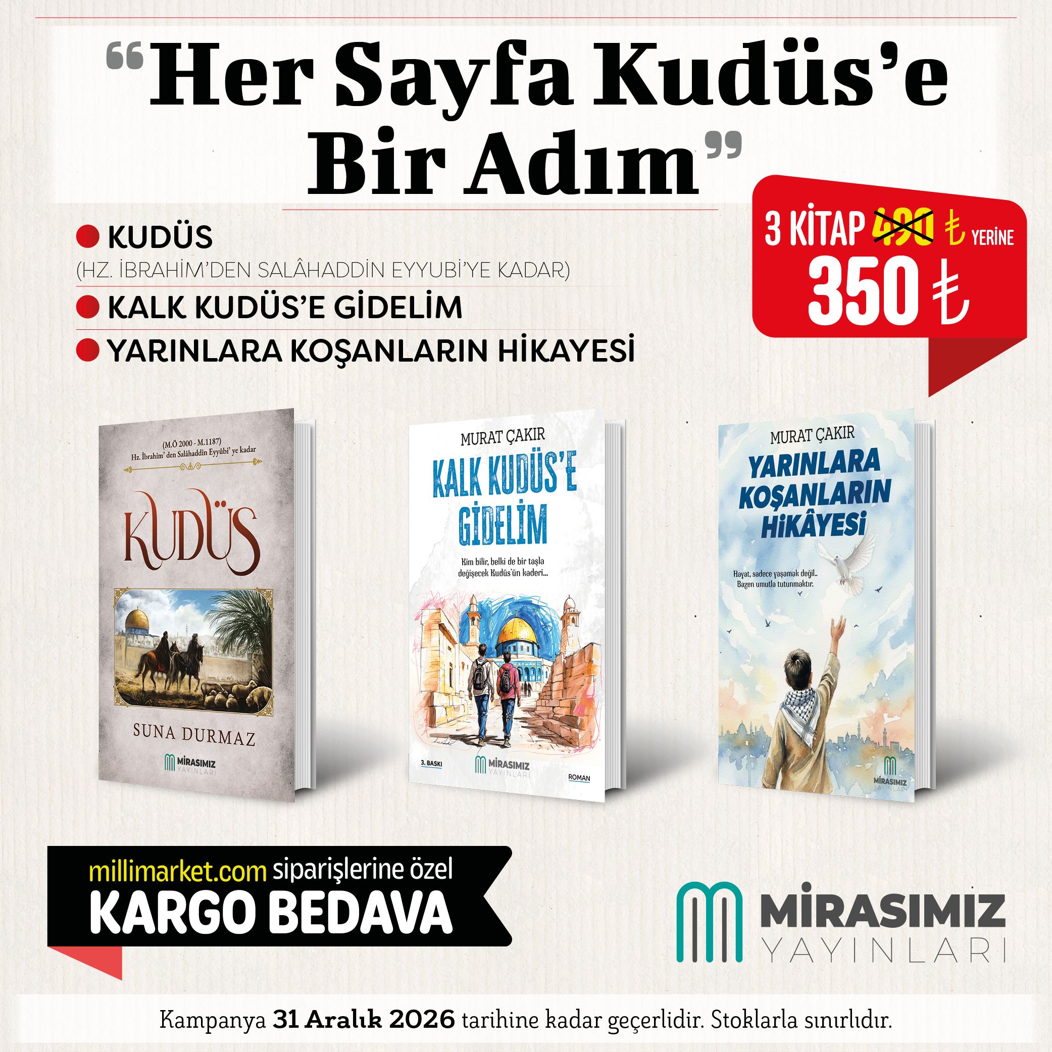 KUDÜS KİTAP SETİ 3'LÜ