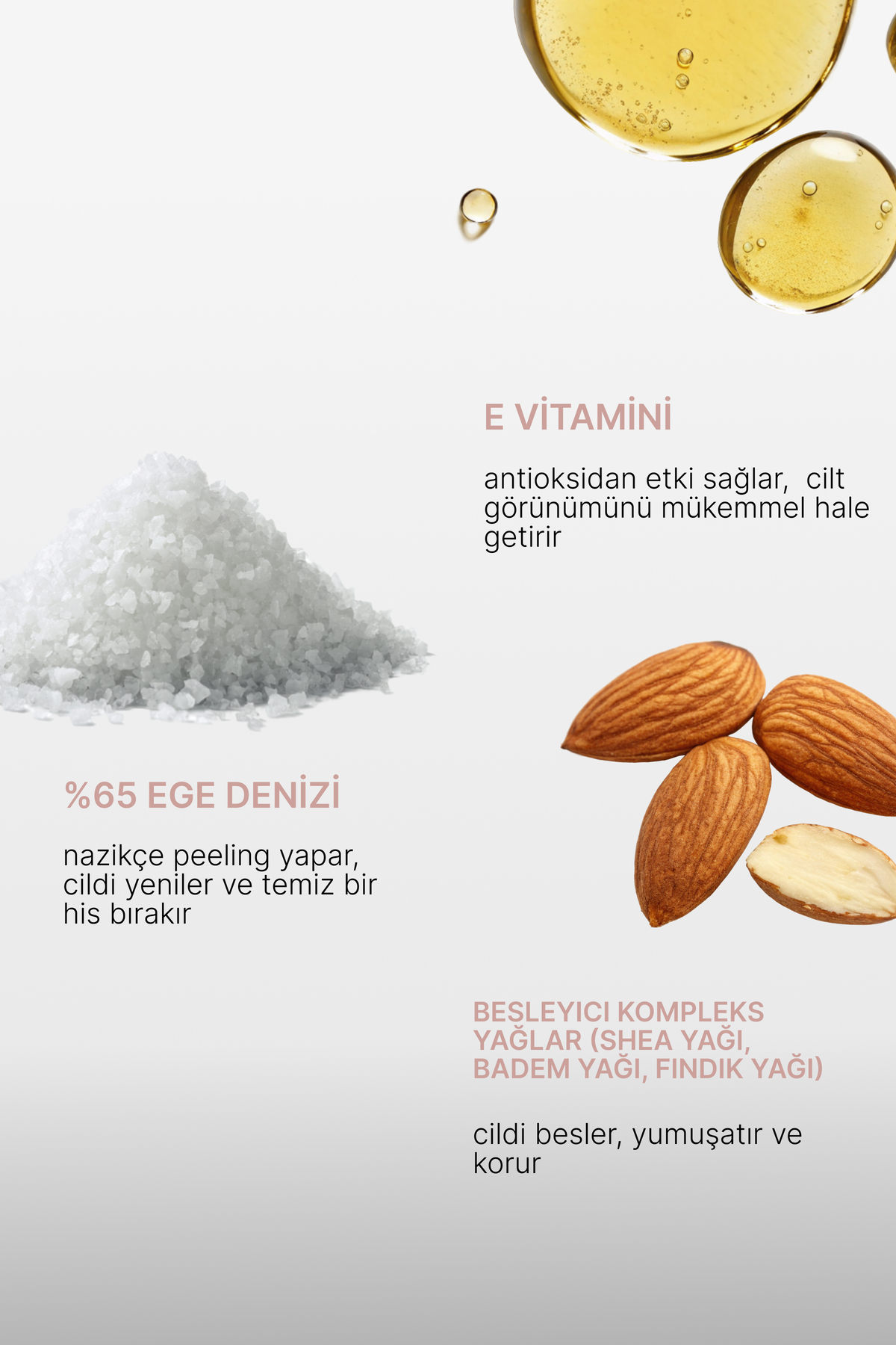 Besleyici, Arındırıcı ve Nemlendirici Vücut Peelingi-Body Scrub (Hibiscus Sabdariffa )