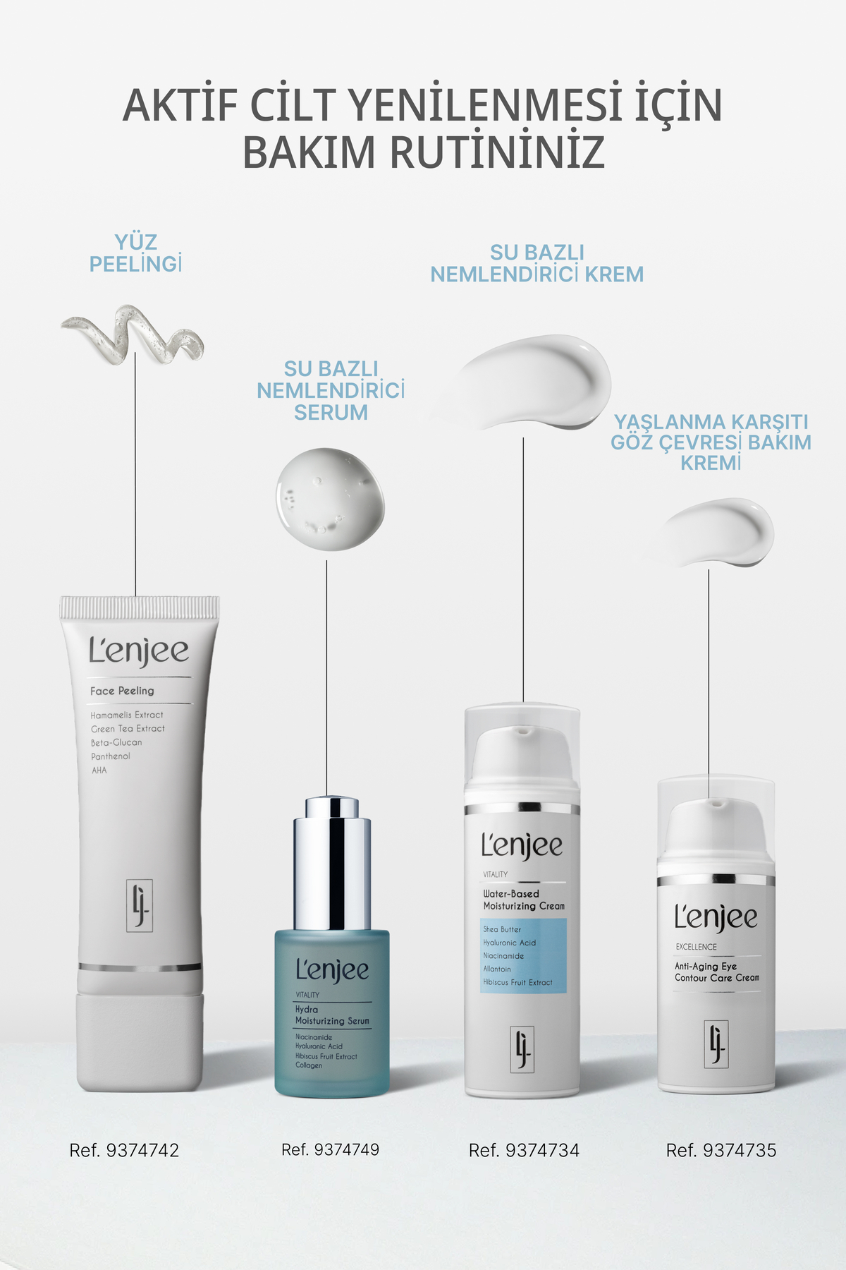 Nemlendirici Serum - Hyaluronik Asit, Niasinamid & Kolajen İçerikli Yoğun Nemlendirici ve Dolgunlaştırıcı Yüz Serumu - 30 ml