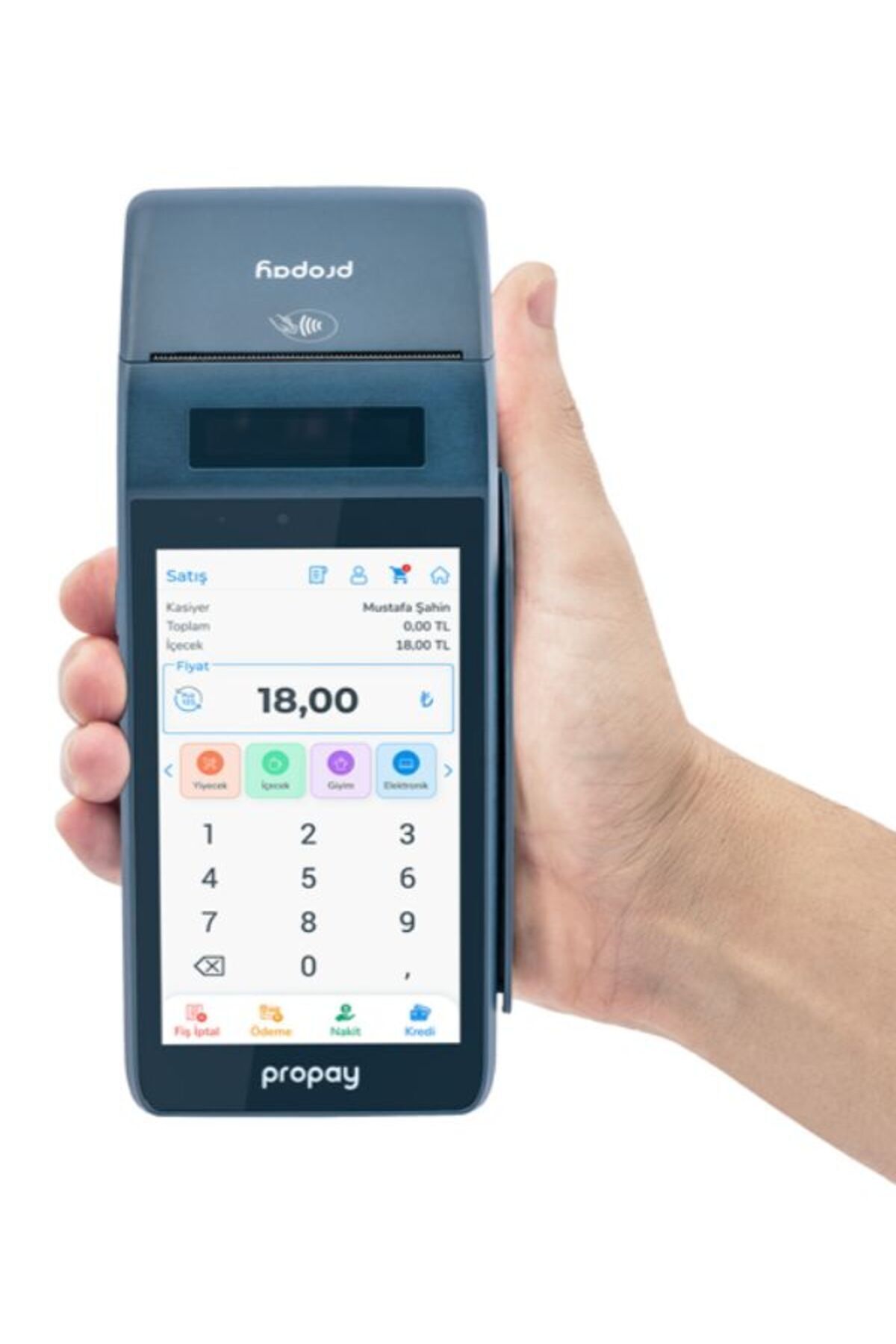 P1000 Ecr Android Yazarkasa Pos 4g ve Wifi (Kurulum yapıp gönderiyoruz