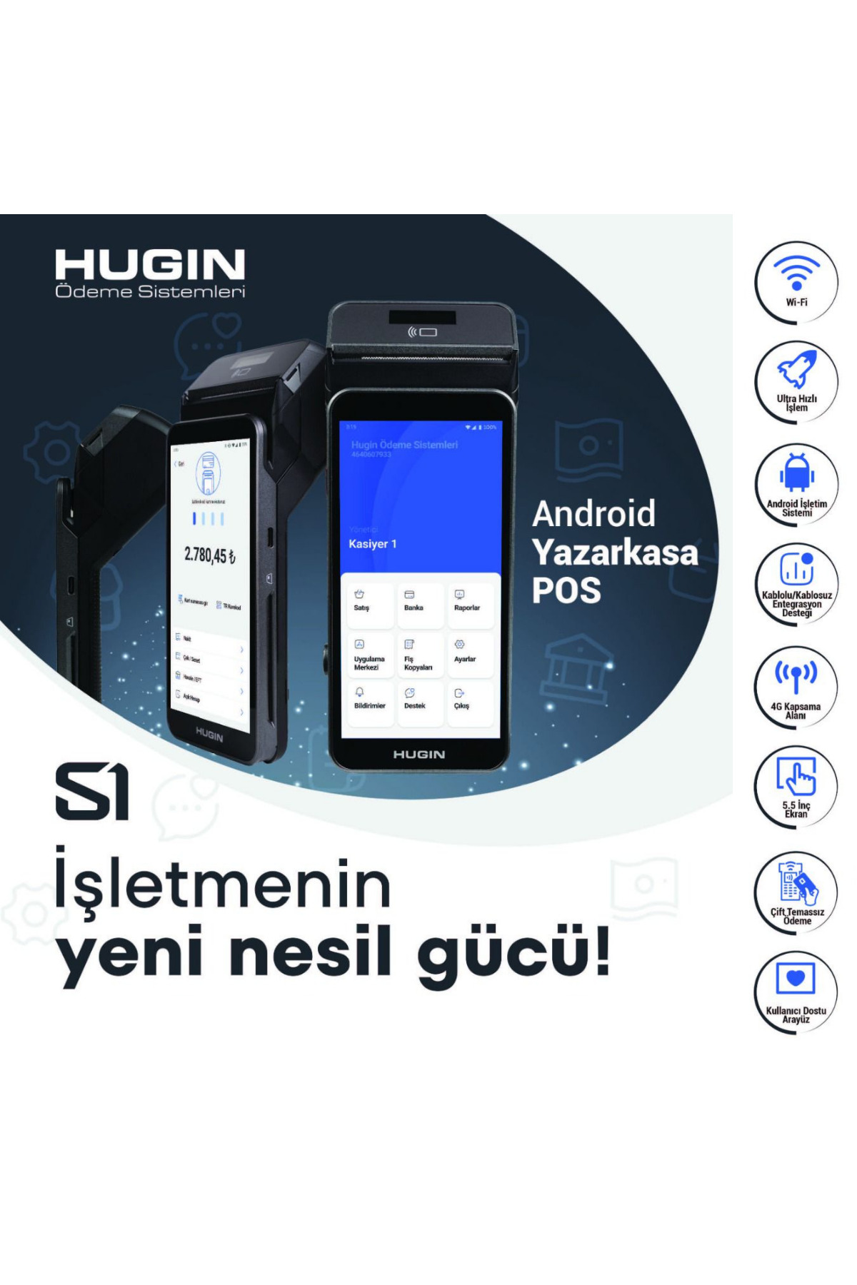 S1 Android Yazar Kasa POS | Kurulu Gönderim