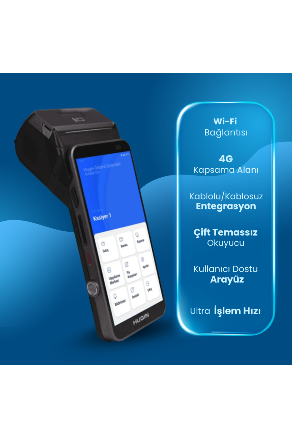 S1 Android Yazar Kasa Pos - Koruyucu Kılıf Hediye