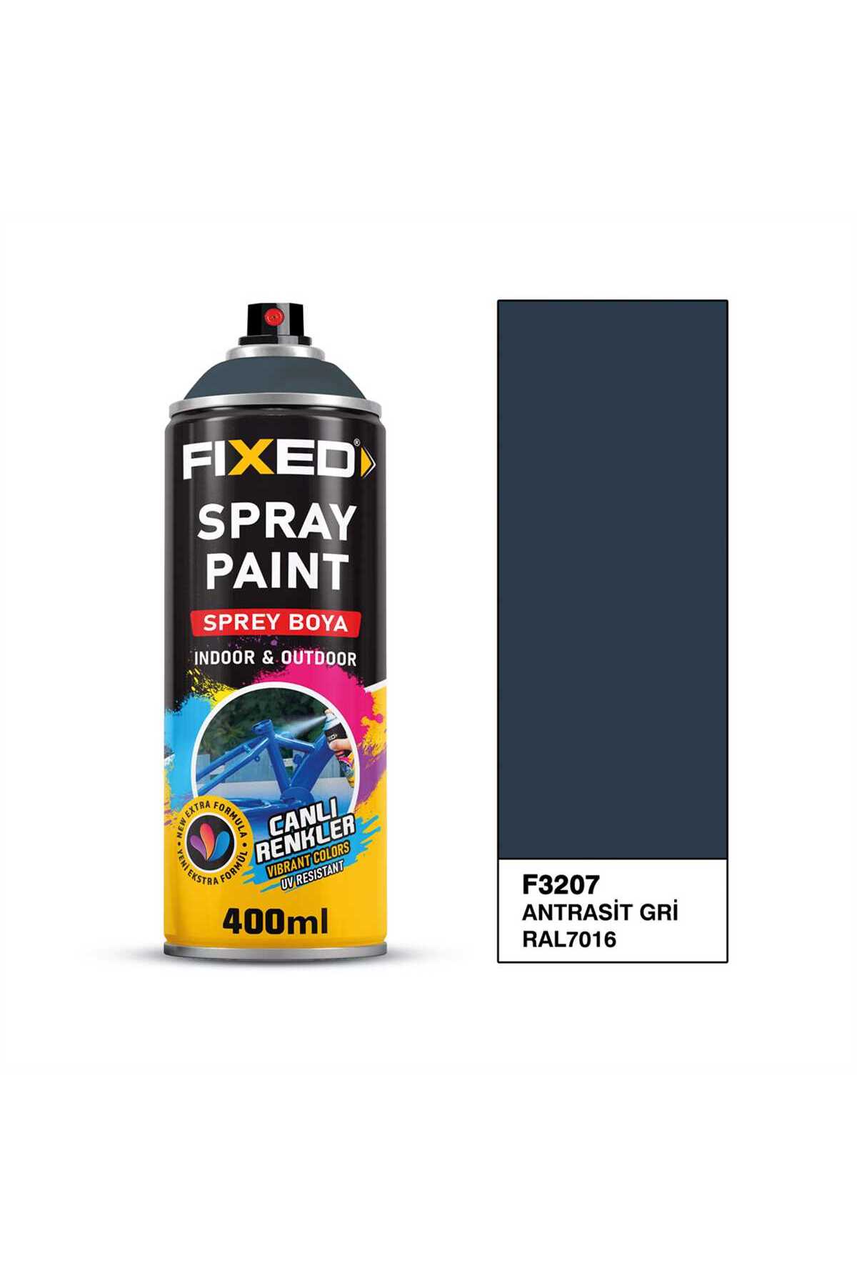 SPREY BOYA AKRİLİK - ANTRASİT GRİ (RAL7016) 320 GR 400 ML