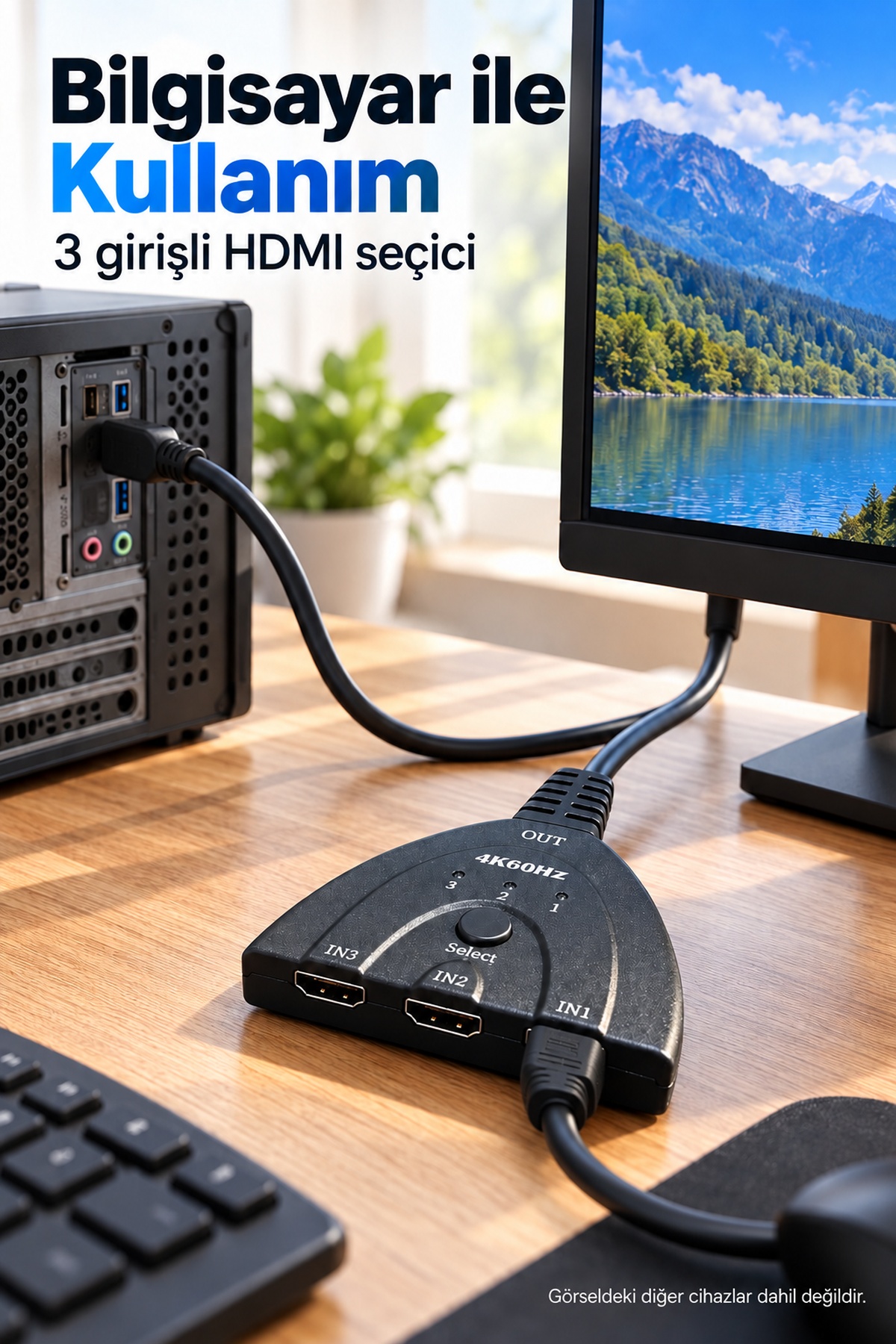 HDMI Switch 2.0 ve 3D Format Destekli