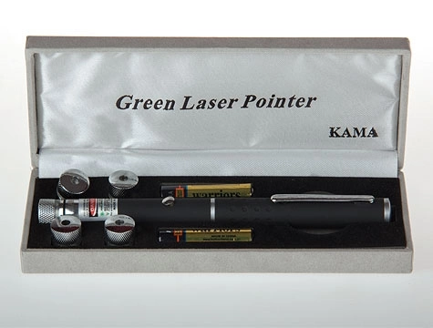 Yeşil Lazer Pointer 100 Mw 15 Km Etkili (5 Başlıklı)