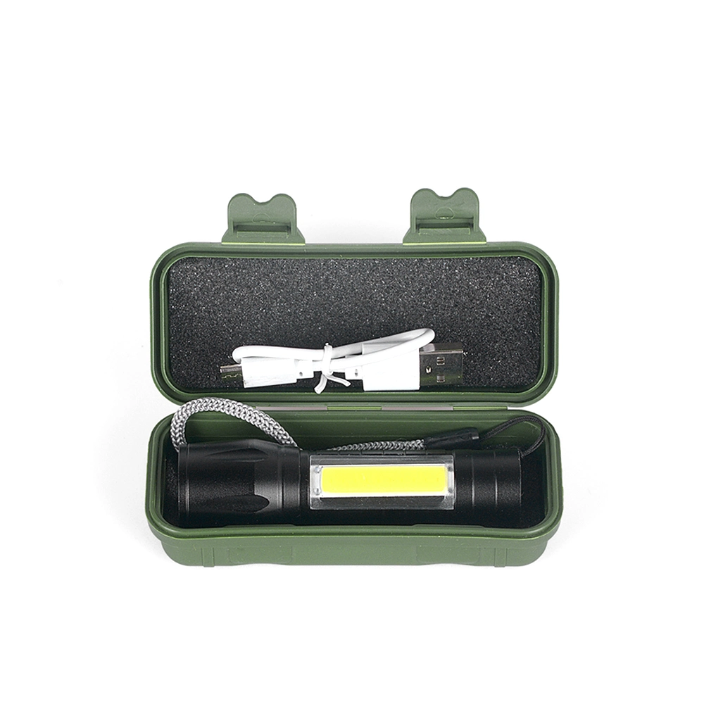 Mini Çok Güçlü Şarjli El Feneri Xpe-cob Led Wt-030