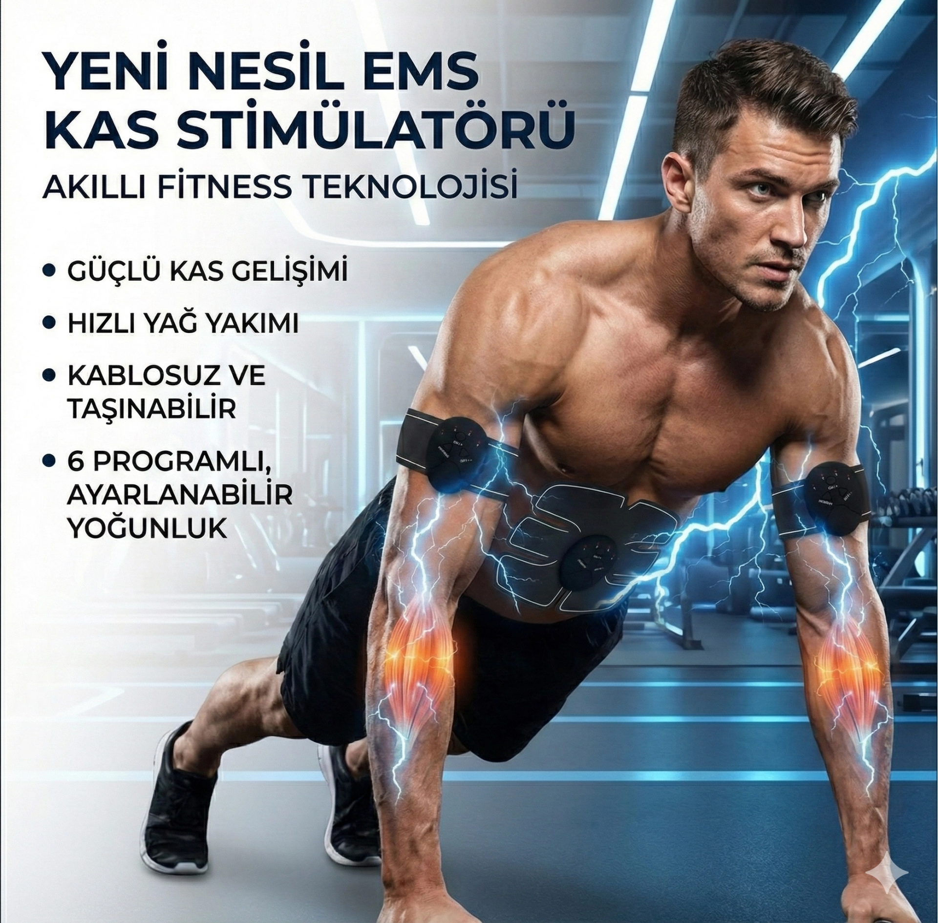 Sixpad Kas Geliştirici Masaj Aleti