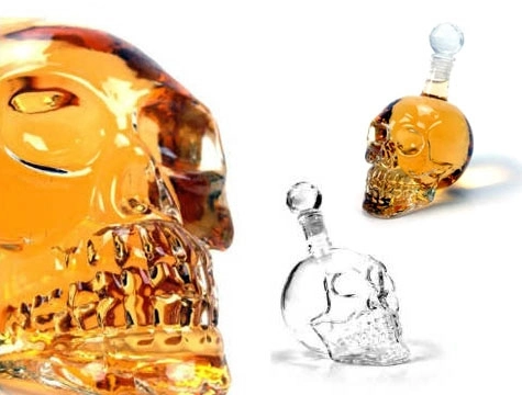 Crystal Head Kuru Kafa Cam Şişe 350 Ml