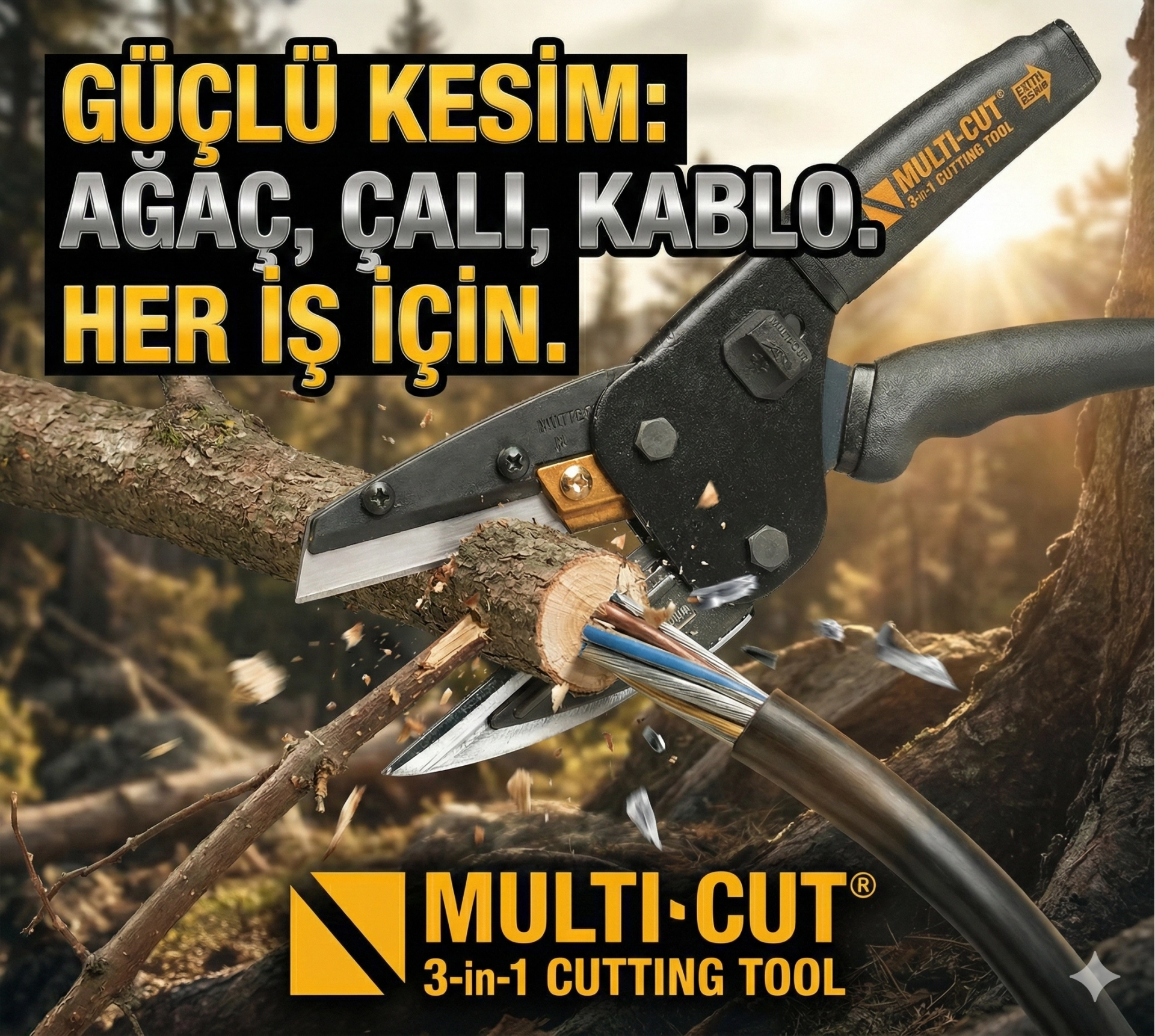 Multi Cutter Kalın Ve Sert Malzeme Kesme Aleti