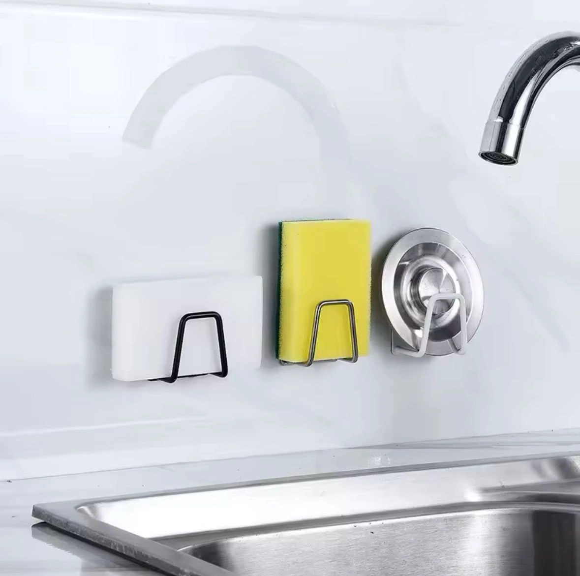 Kendinden Yapışkanlı Çelik Drenaj Rafı , Askı