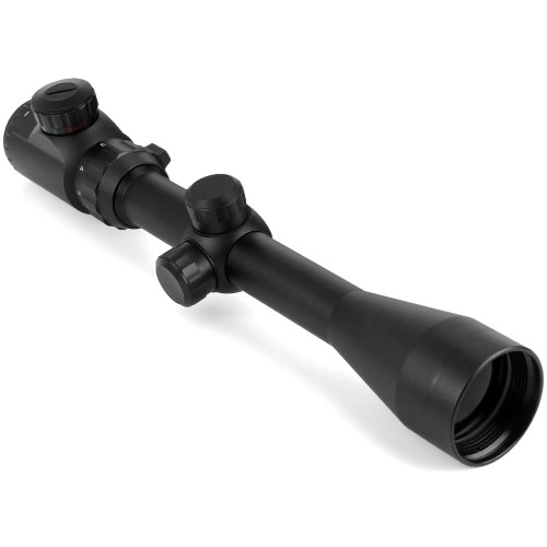 3-9x40 Zoomlu Çıft Işıklı Av Tüfeği Dürbünü Montaj Kelepçeli