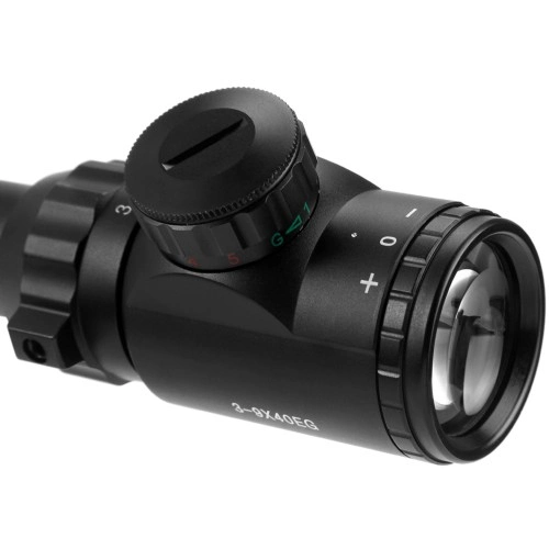 3-9x40 Zoomlu Çıft Işıklı Av Tüfeği Dürbünü Montaj Kelepçeli