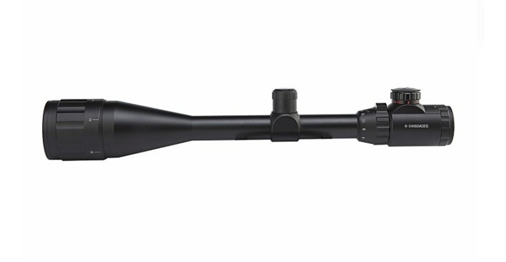 6-24x50 Aoe Av Dürbünü Çift Işık Kırmızı Yeşil Kaynaklı Zoomlu